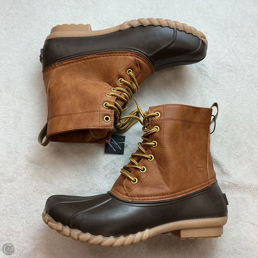 Boots Snow By London Fog In Tan, Size: 9