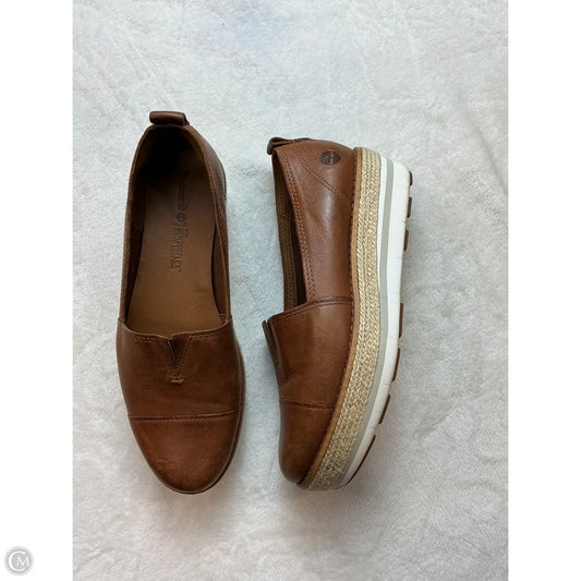 Shoes Heels Platform By Timberland In Tan, Size: 8