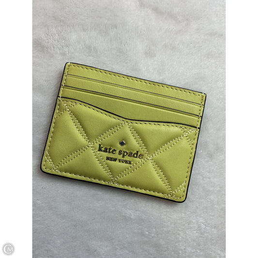 Id/card Holder Designer By Kate Spade, Size: Small