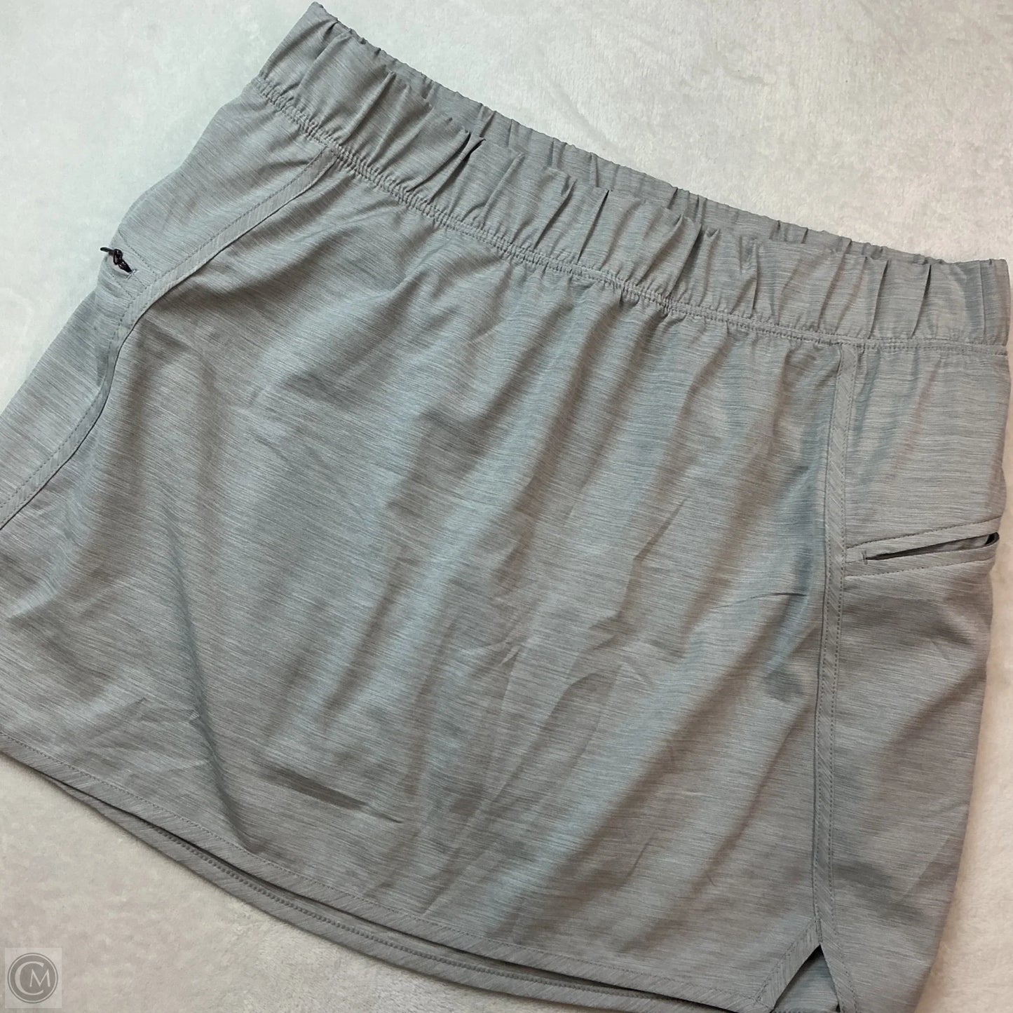 Athletic Skort By Calia In Grey, Size: L