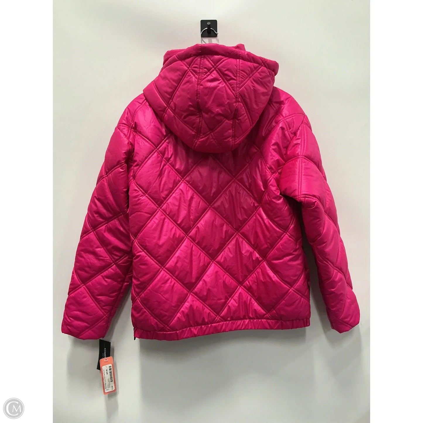 Jacket Puffer & Quilted By Kenneth Cole In Pink, Size: M