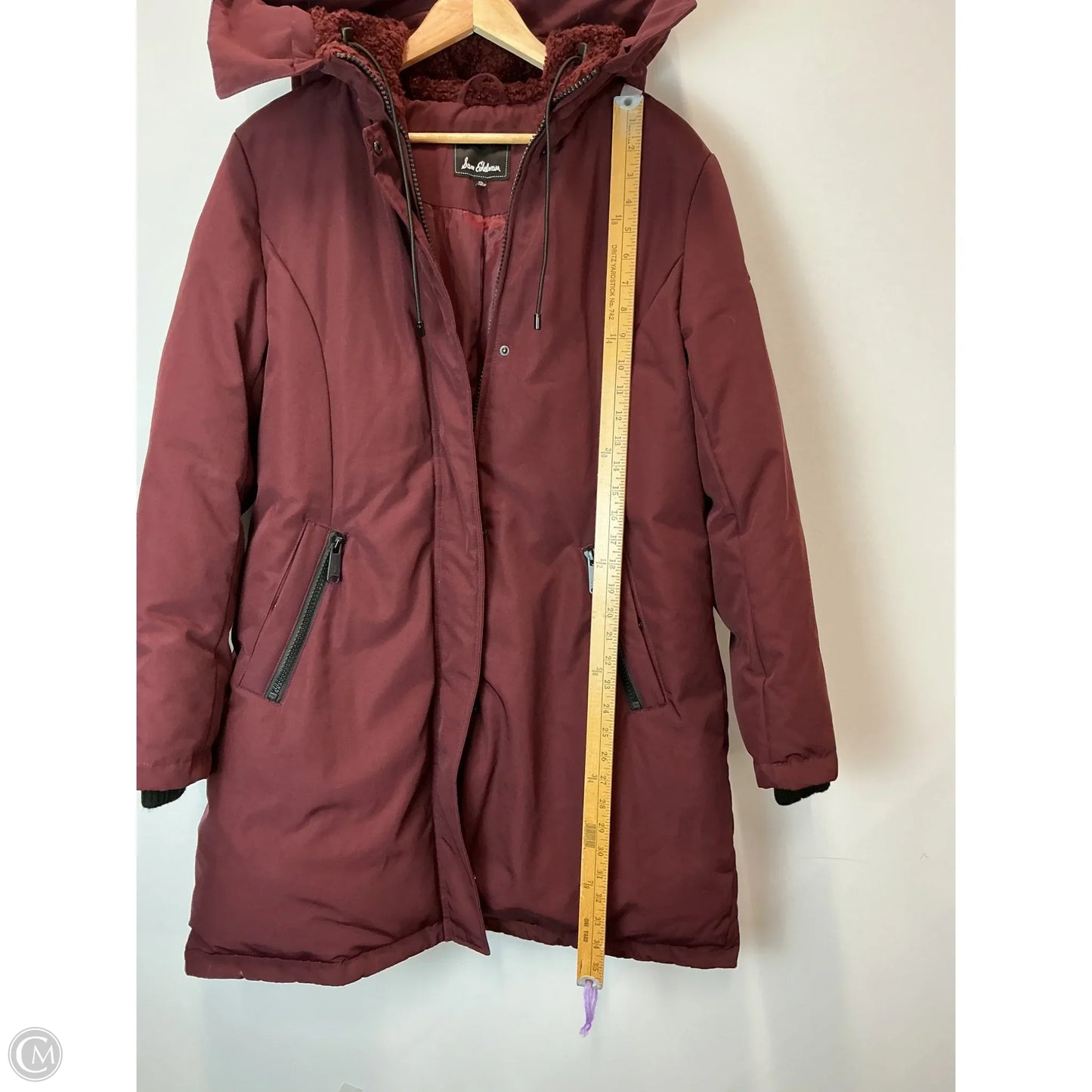 Coat Puffer & Quilted By Sam Edelman In Red, Size: Xl