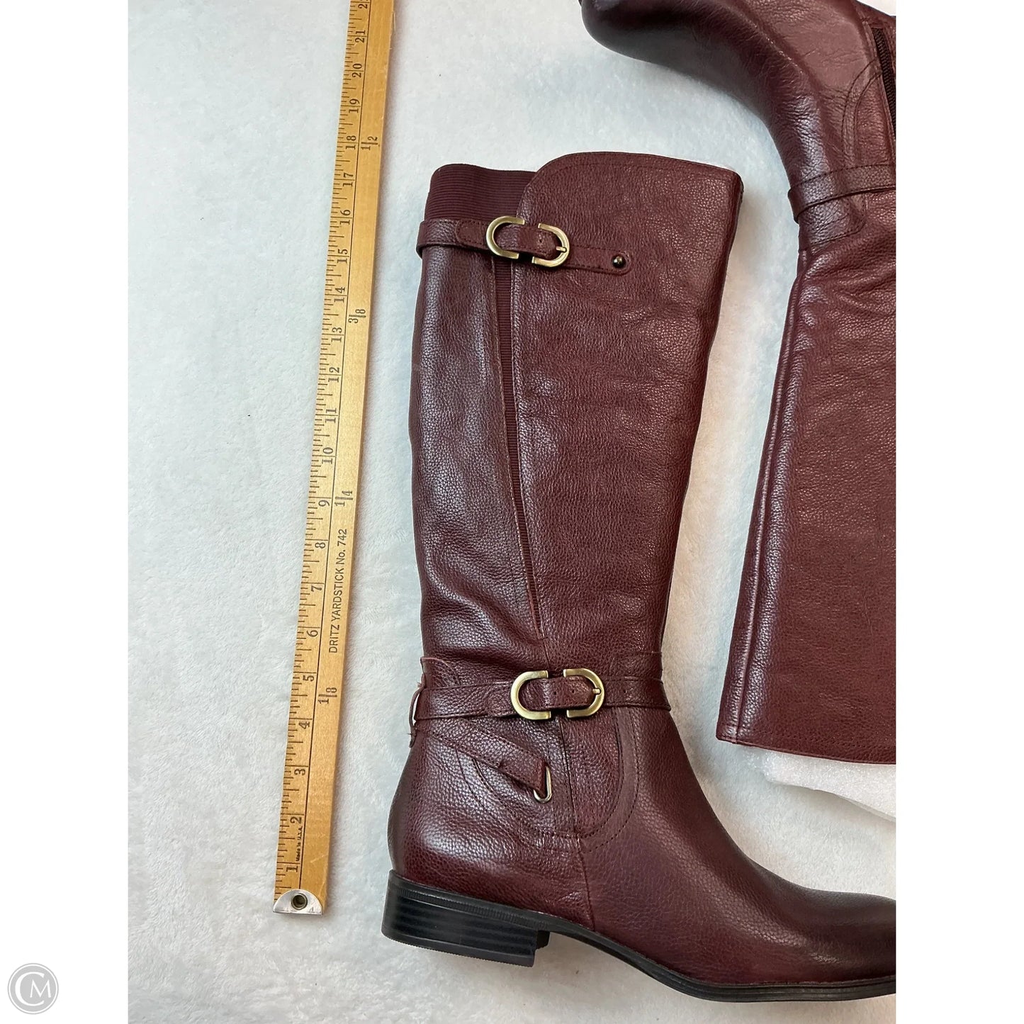 Boots Knee Flats By Naturalizer In Red, Size: 10