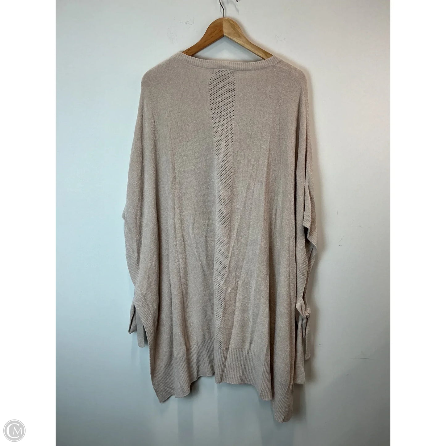 Poncho By Barefoot Dreams In Beige, Size: L