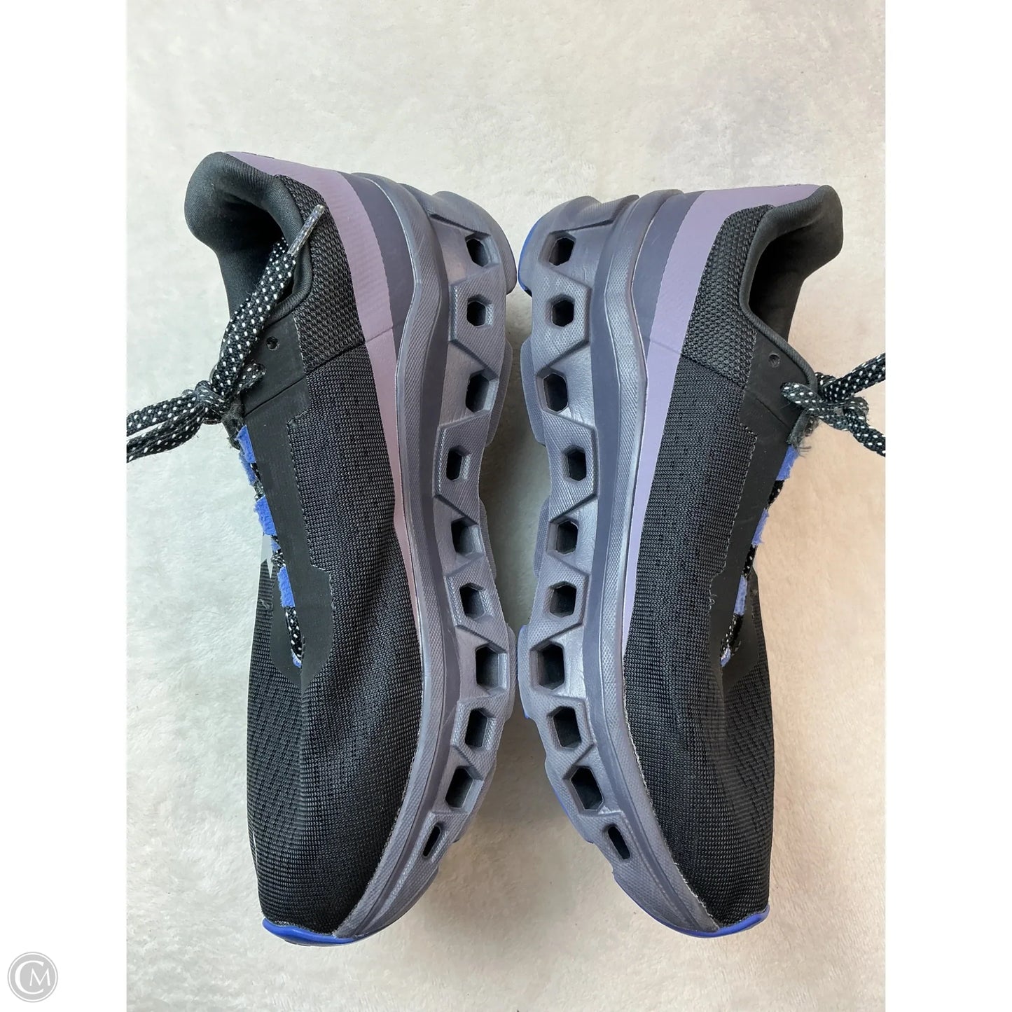 Shoes Athletic By On Cloud In Grey & Purple, Size: 9