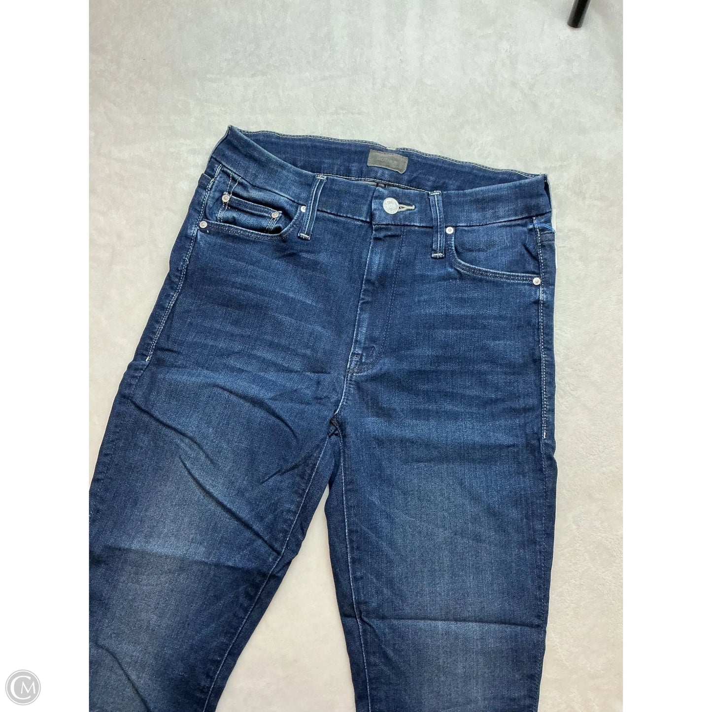 Jeans Skinny By Mother In Blue Denim, Size: 4