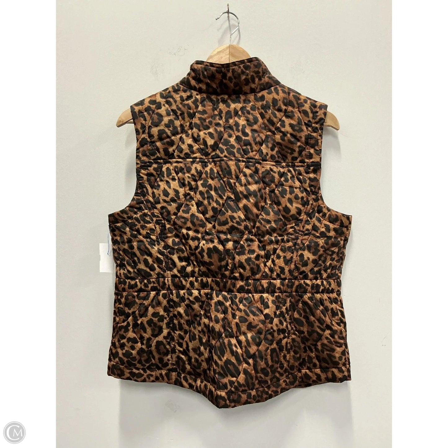 Vest Puffer & Quilted By Talbots In Animal Print, Size: M