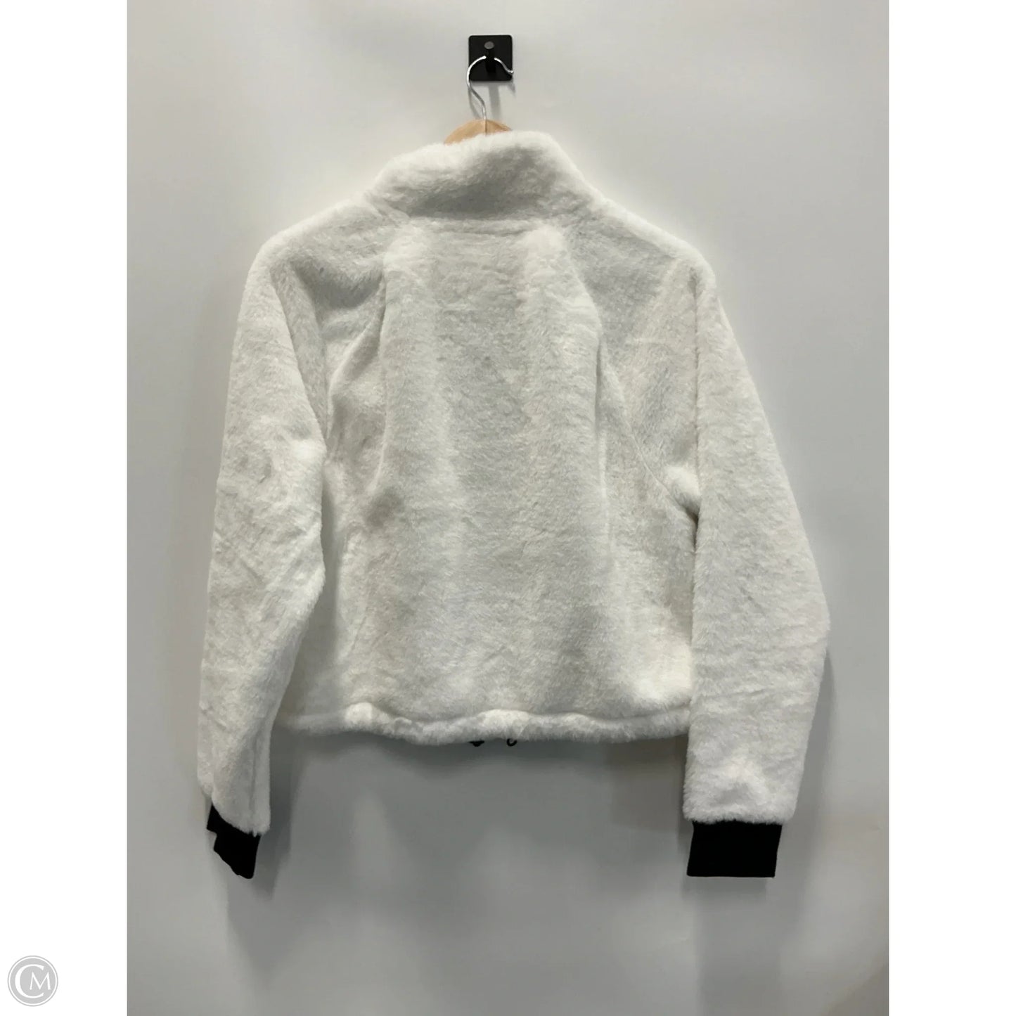 Athletic Sweatshirt Collar By Calvin Klein Performance In White, Size: L