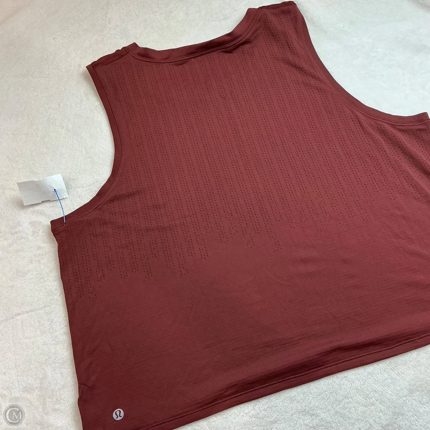 Athletic Tank Top By Lululemon In Maroon, Size: 12