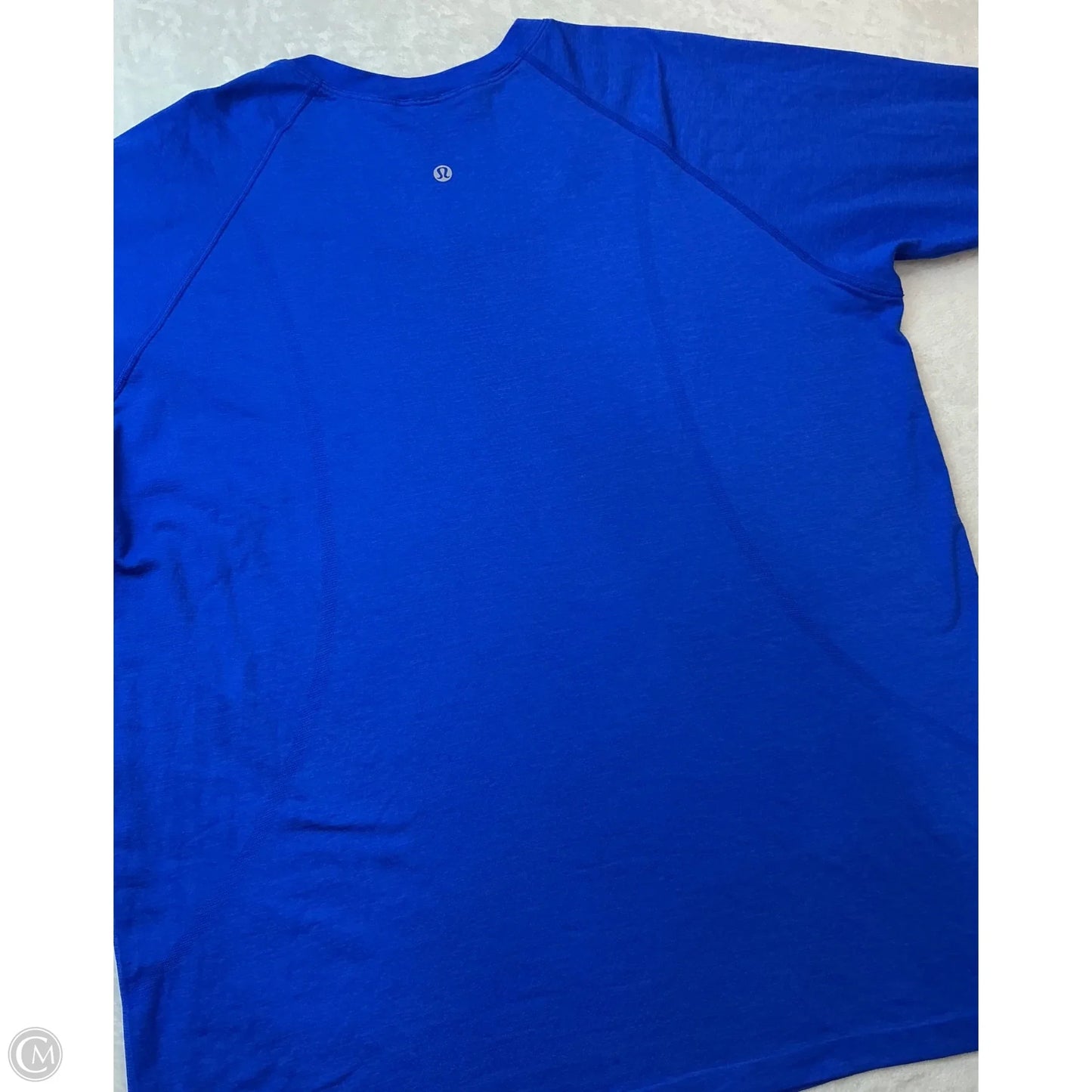 Athletic Top Long Sleeve Crewneck By Lululemon In Blue, Size: Xl