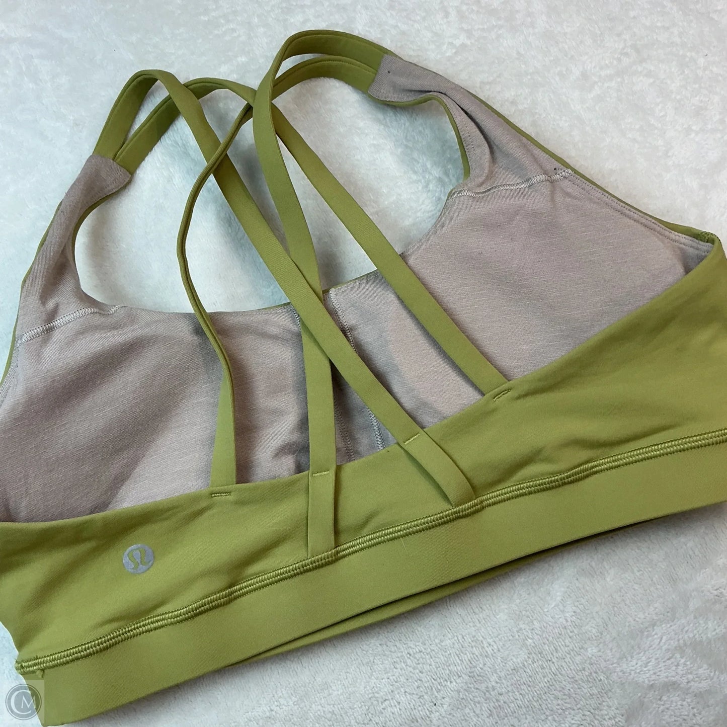 Athletic Bra By Lululemon In Green, Size: 10