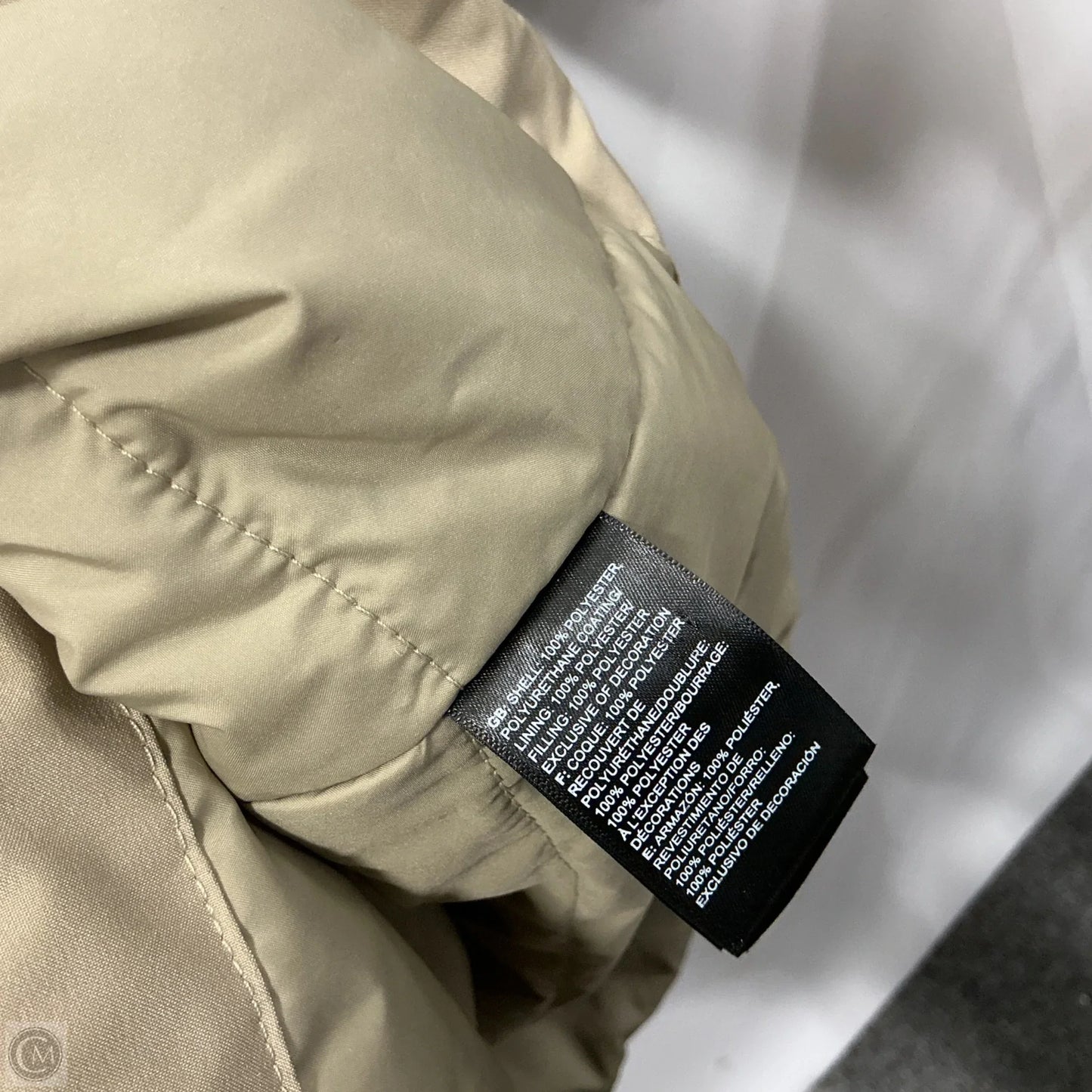 Coat Puffer & Quilted By The North Face In Beige, Size: Xl