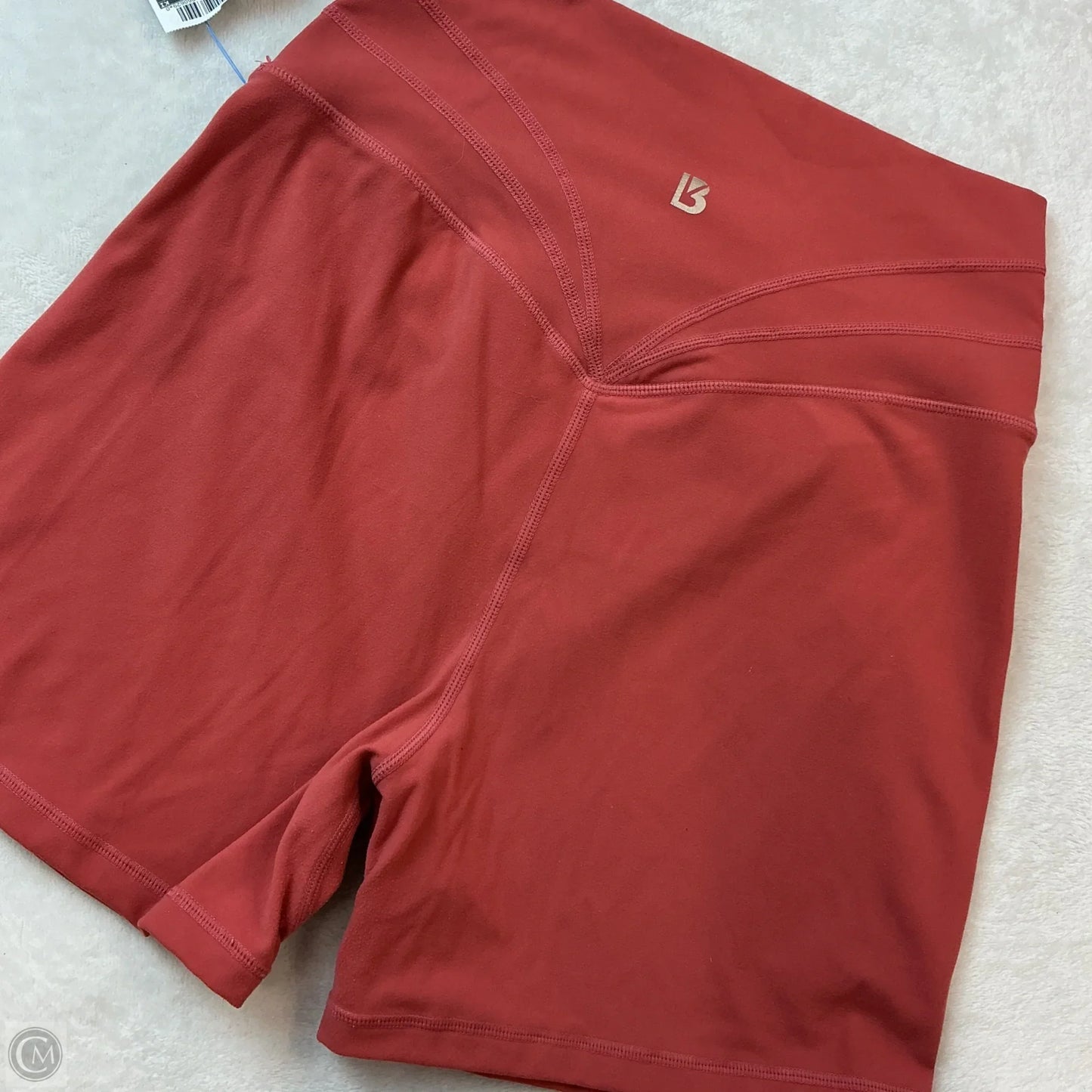 Athletic Shorts By Buffbunny In Coral, Size: M