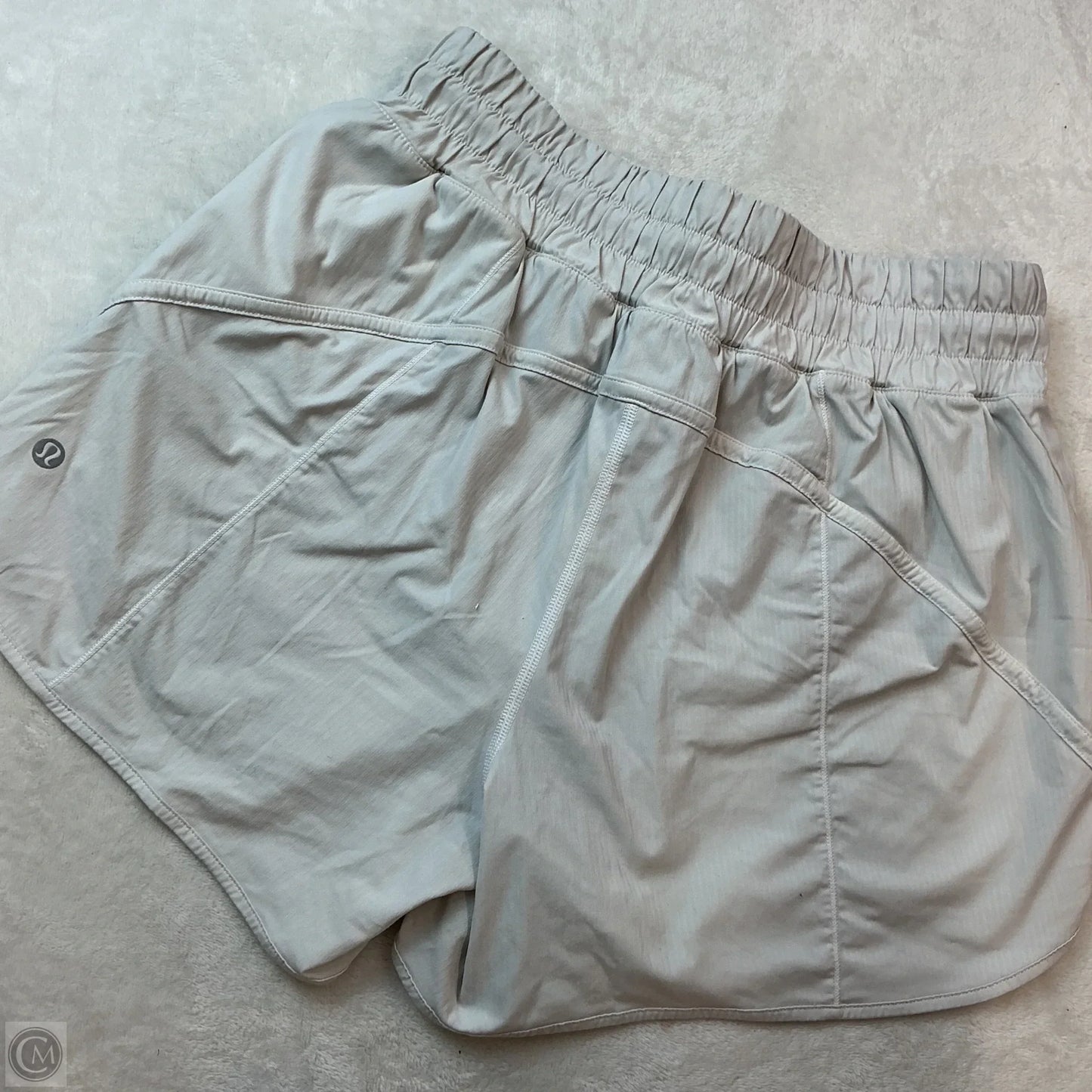 Athletic Shorts By Lululemon In Grey, Size: 8