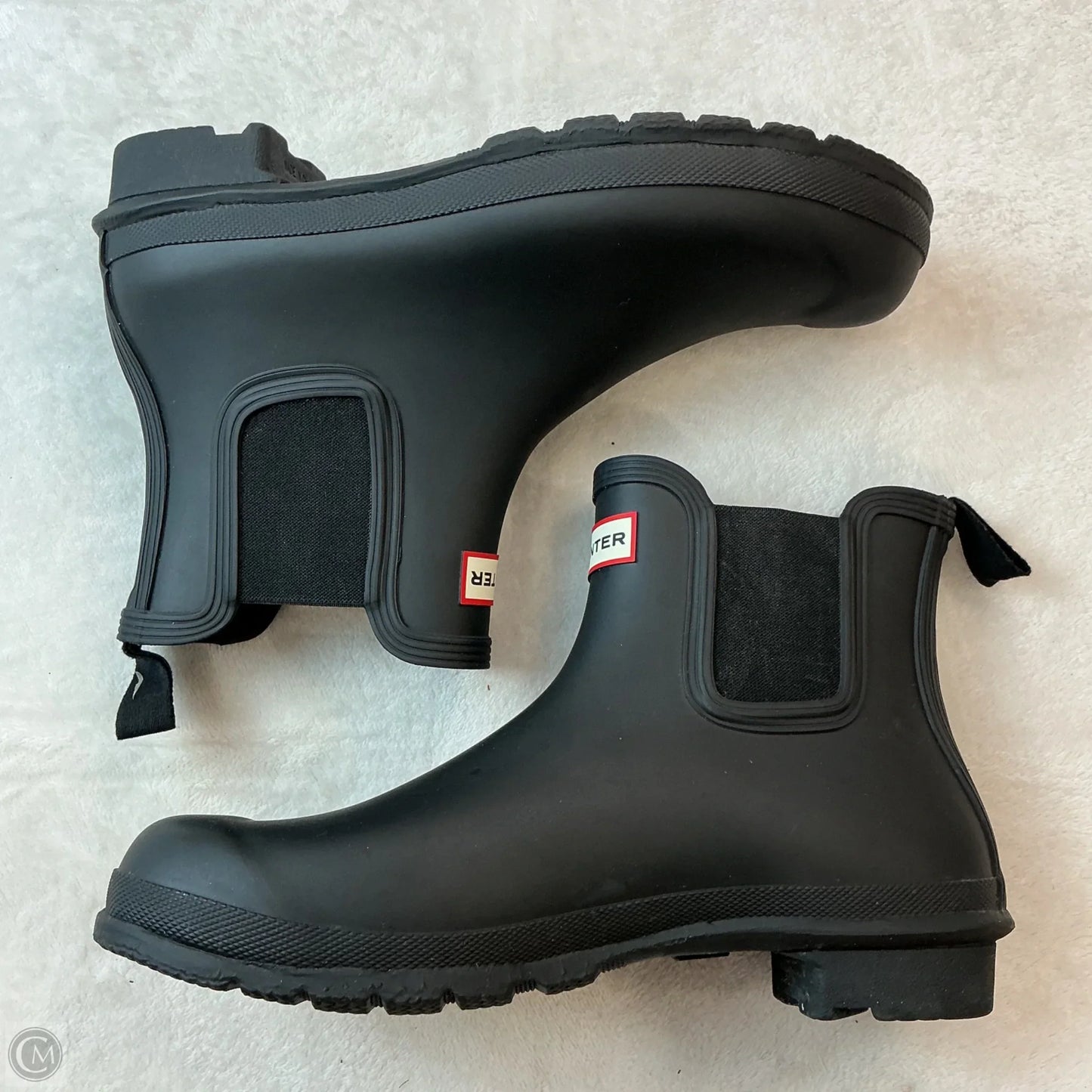 Boots Rain By Hunter In Black, Size: 11