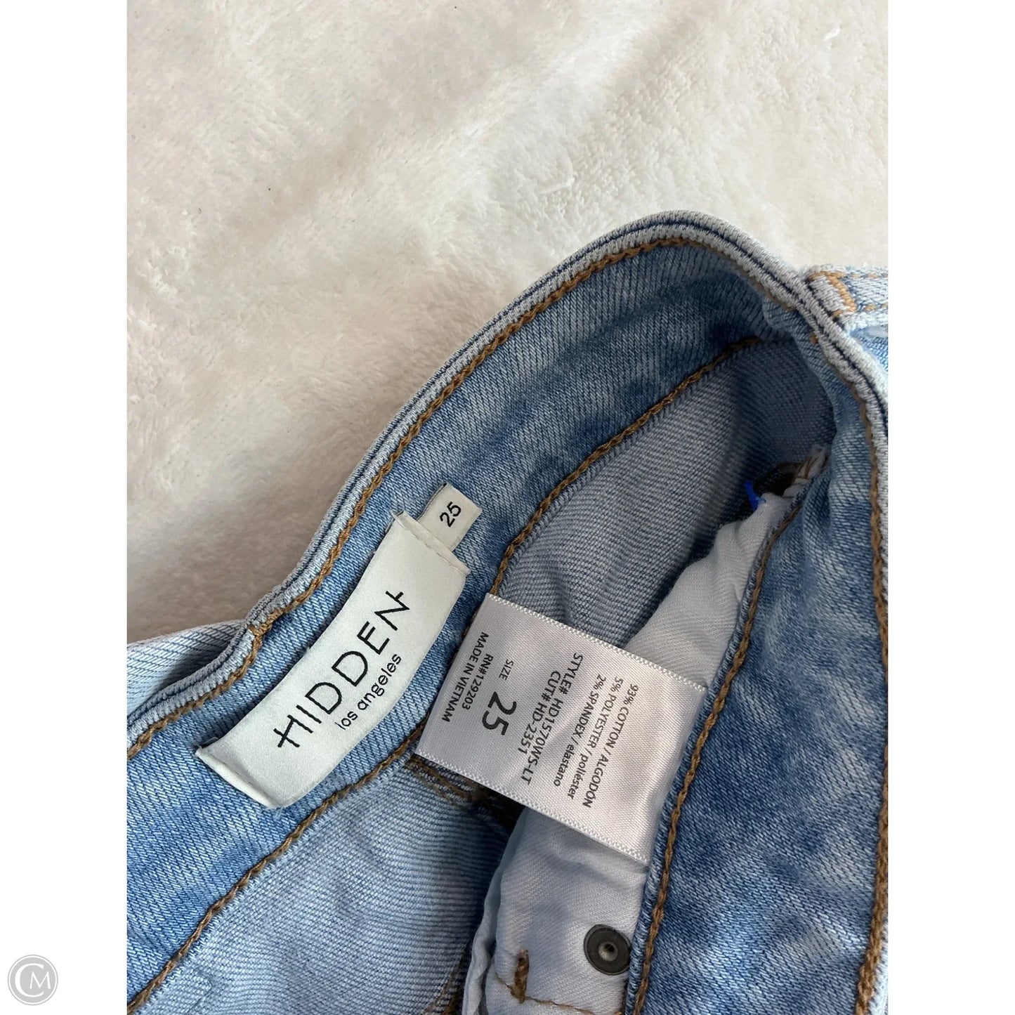 Jeans Straight By Hidden In Blue Denim, Size: 2