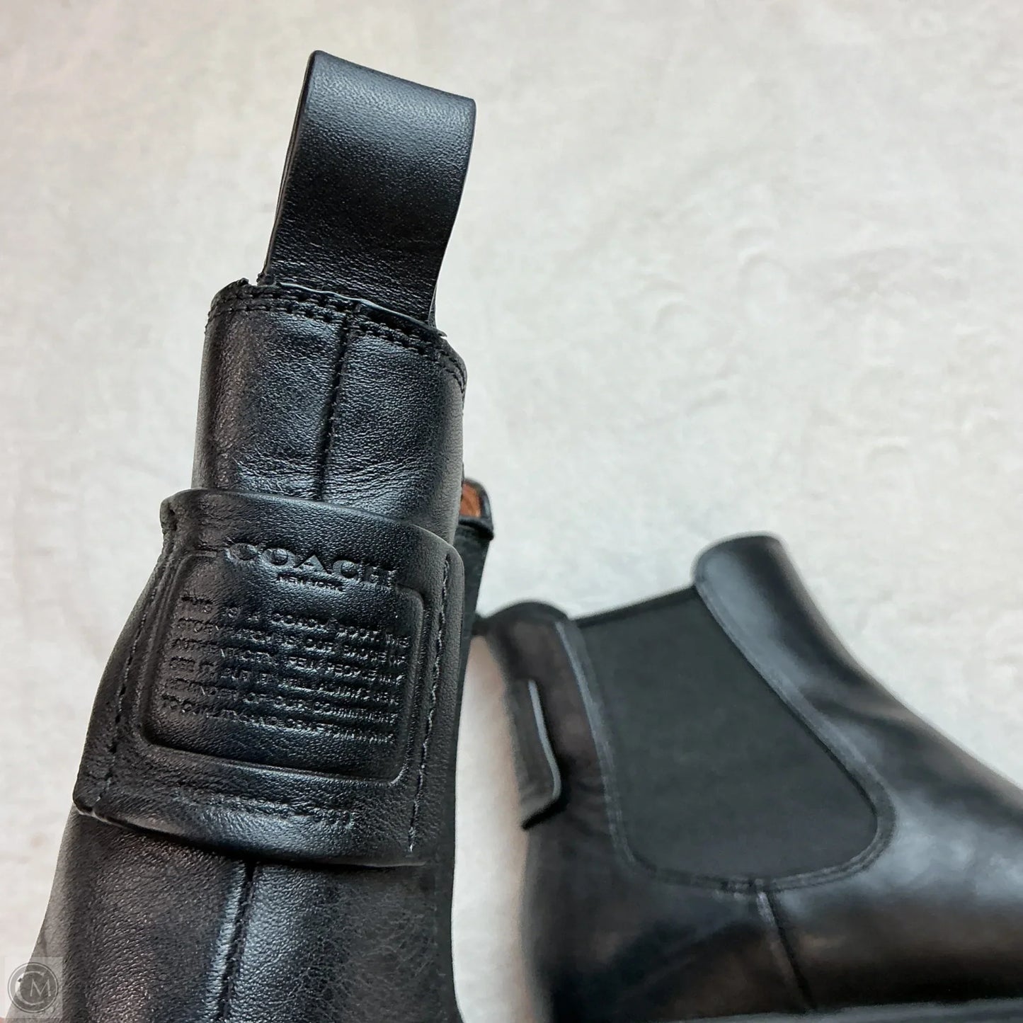 Boots Designer By Coach In Black, Size: 6