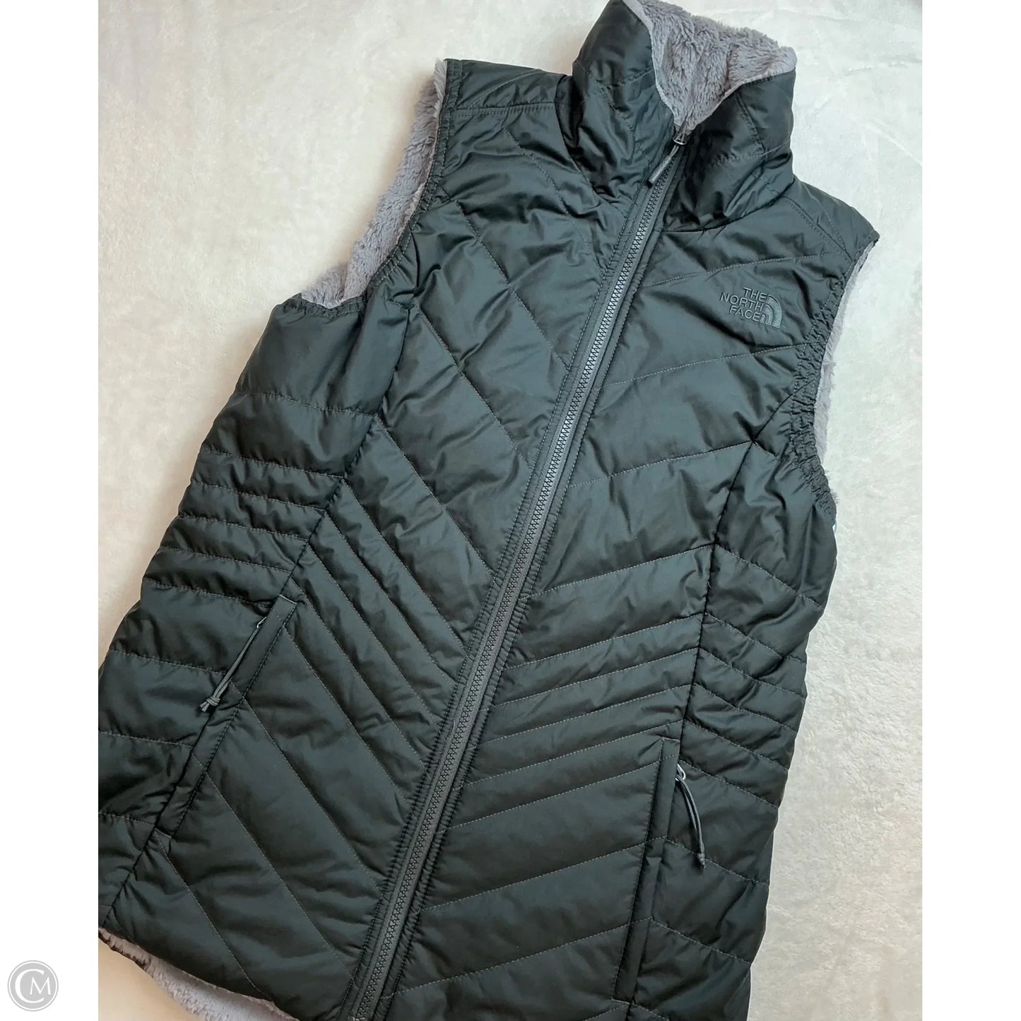 Vest Puffer & Quilted By Columbia In Grey, Size: M