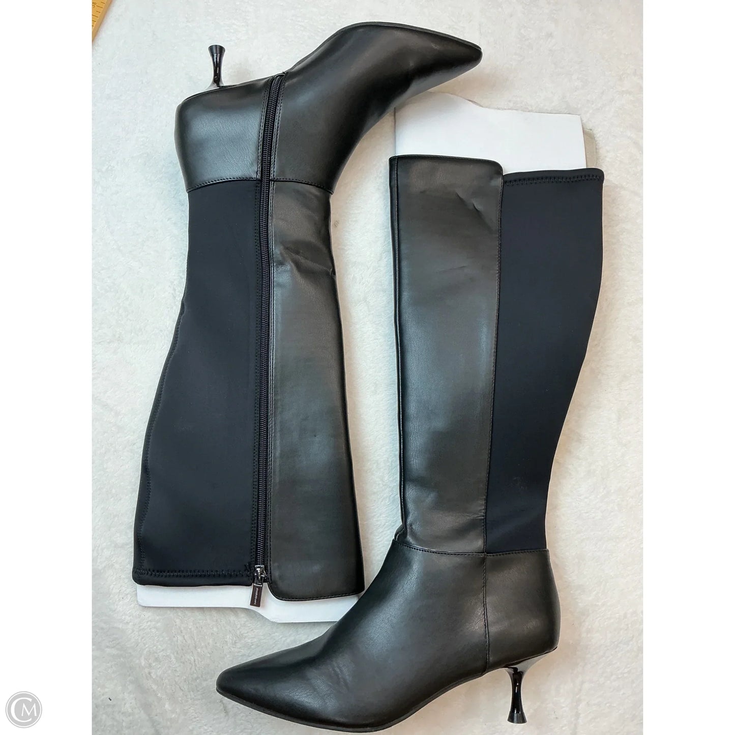 Boots Knee Heels By Kenneth Cole Reaction In Black, Size: 8.5