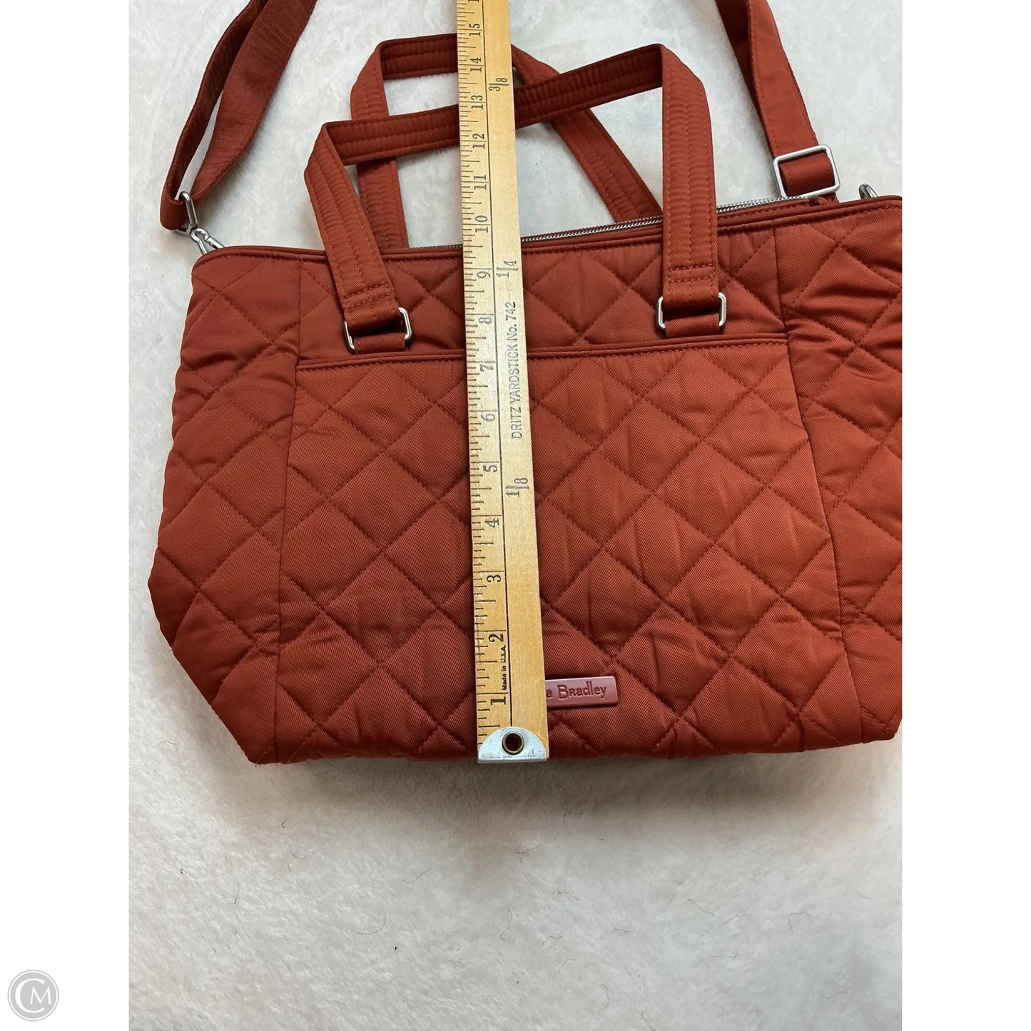 Handbag By Vera Bradley, Size: Medium