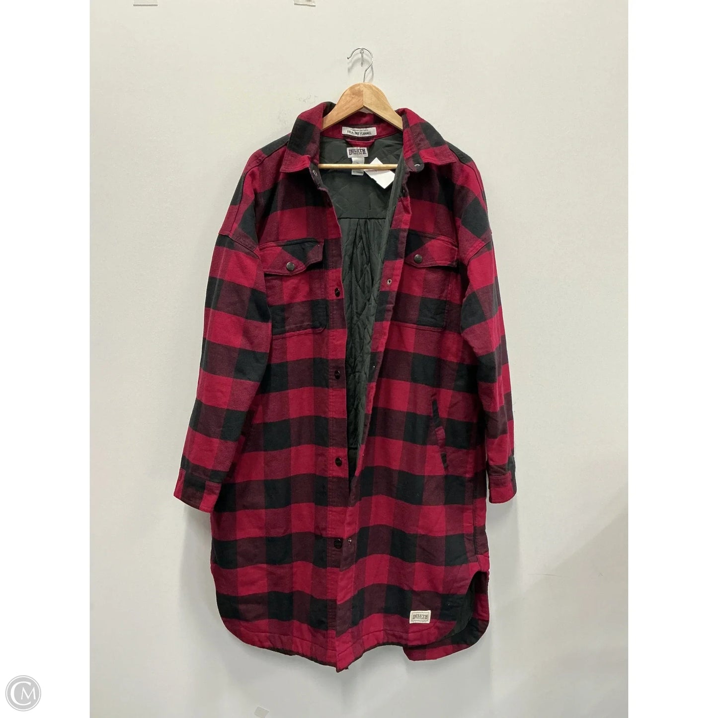Jacket Other By Duluth Trading In Plaid Pattern, Size: Xl