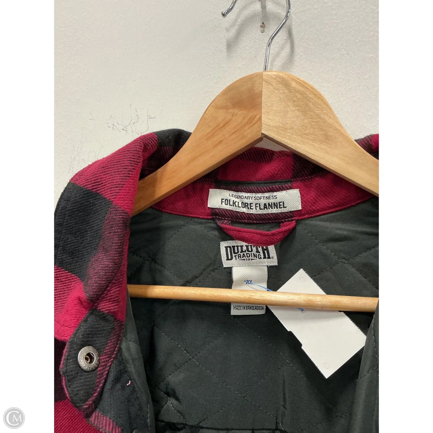 Jacket Other By Duluth Trading In Plaid Pattern, Size: Xl