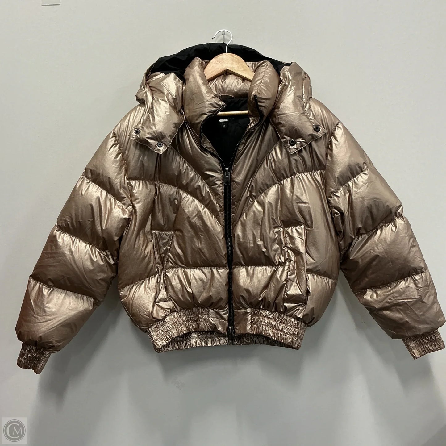 Jacket Designer By All Saints In Rose Gold, Size: 2