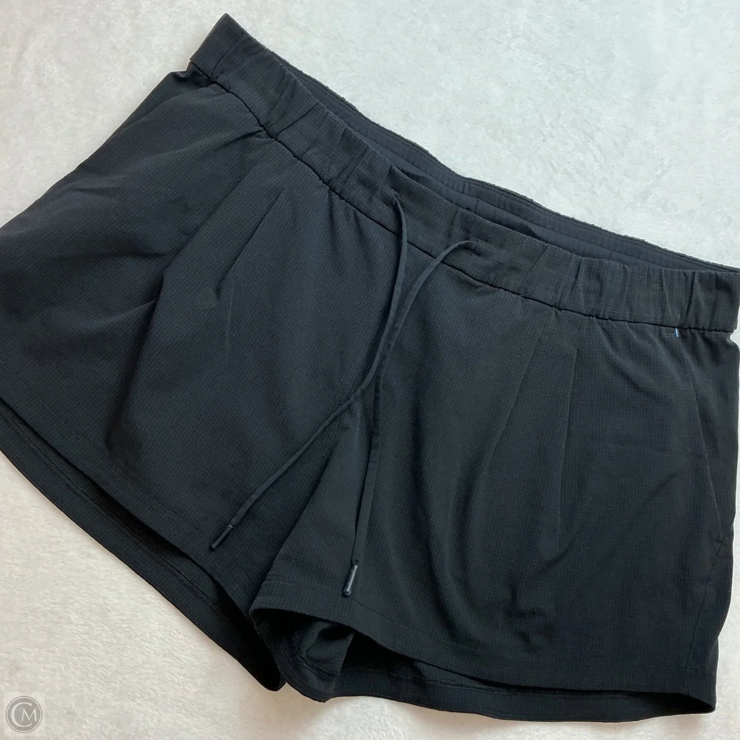Athletic Shorts By Lululemon In Black, Size: 12