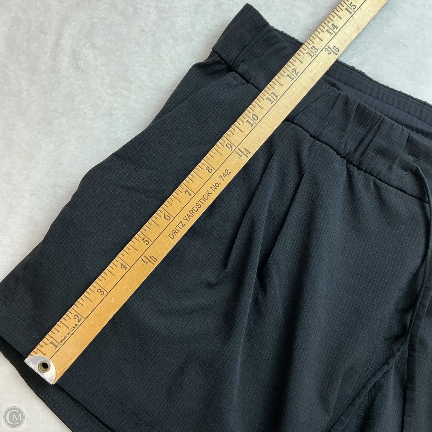 Athletic Shorts By Lululemon In Black, Size: 12