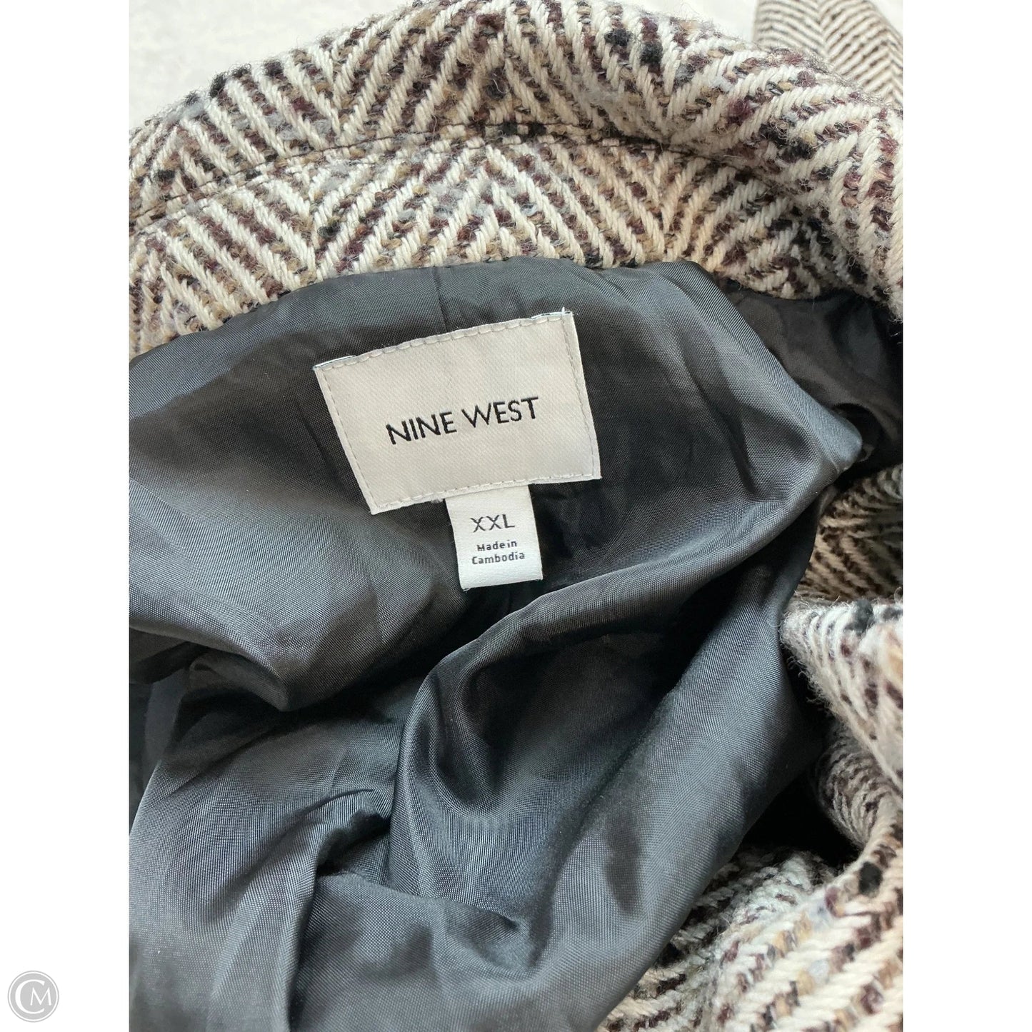 Coat Other By Nine West In Beige, Size: Xxs