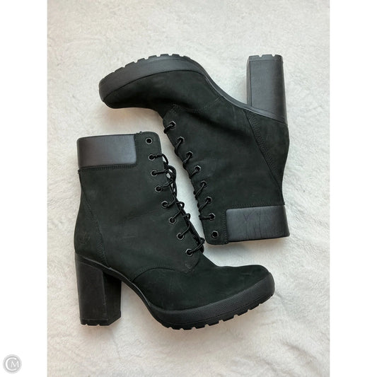 Boots Ankle Heels By Timberland In Black, Size: 9