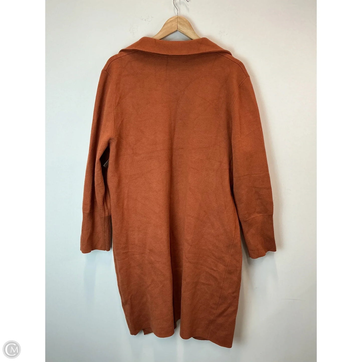 Cardigan By Lillusory In Orange, Size: Xl