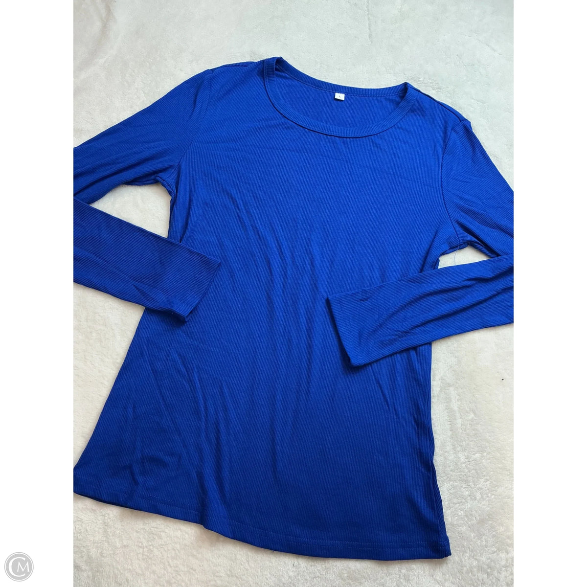 Top Long Sleeve Basic By Clothes Mentor In Blue, Size: L