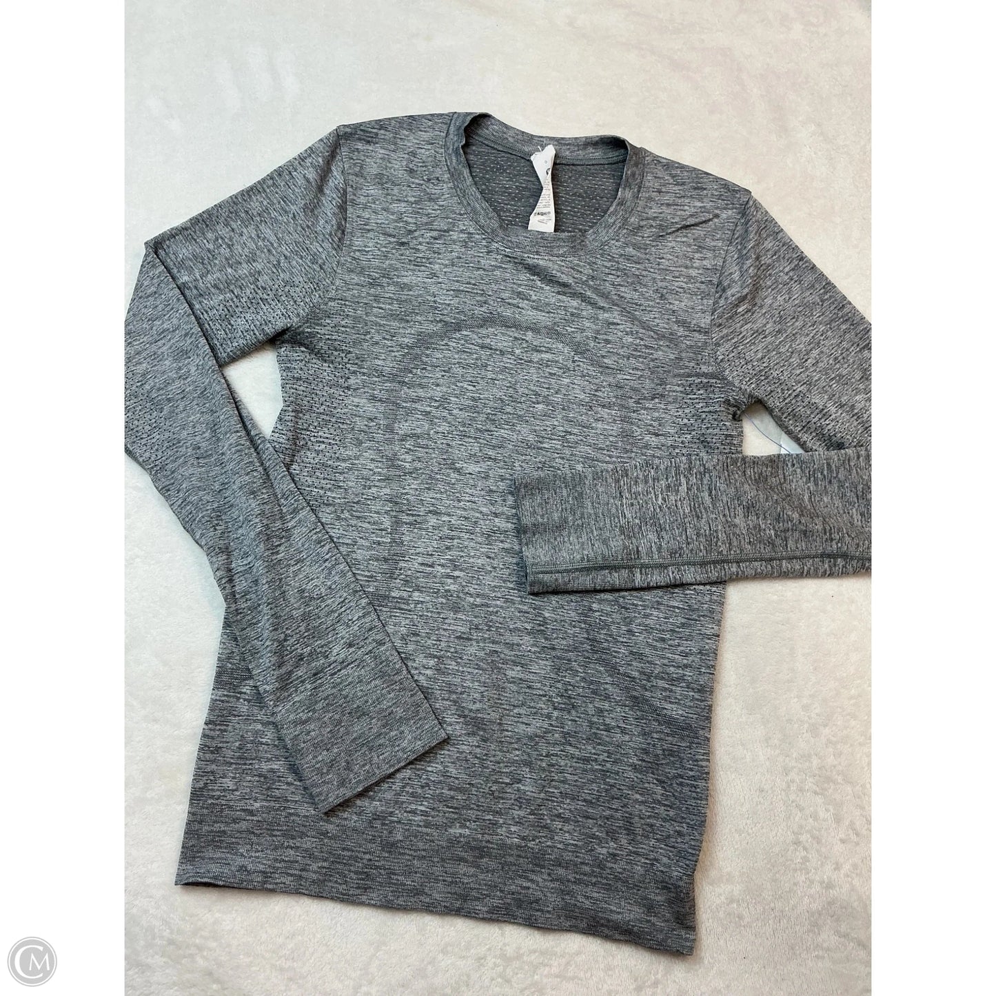 Athletic Top Long Sleeve Crewneck By Lululemon In Grey, Size: 0