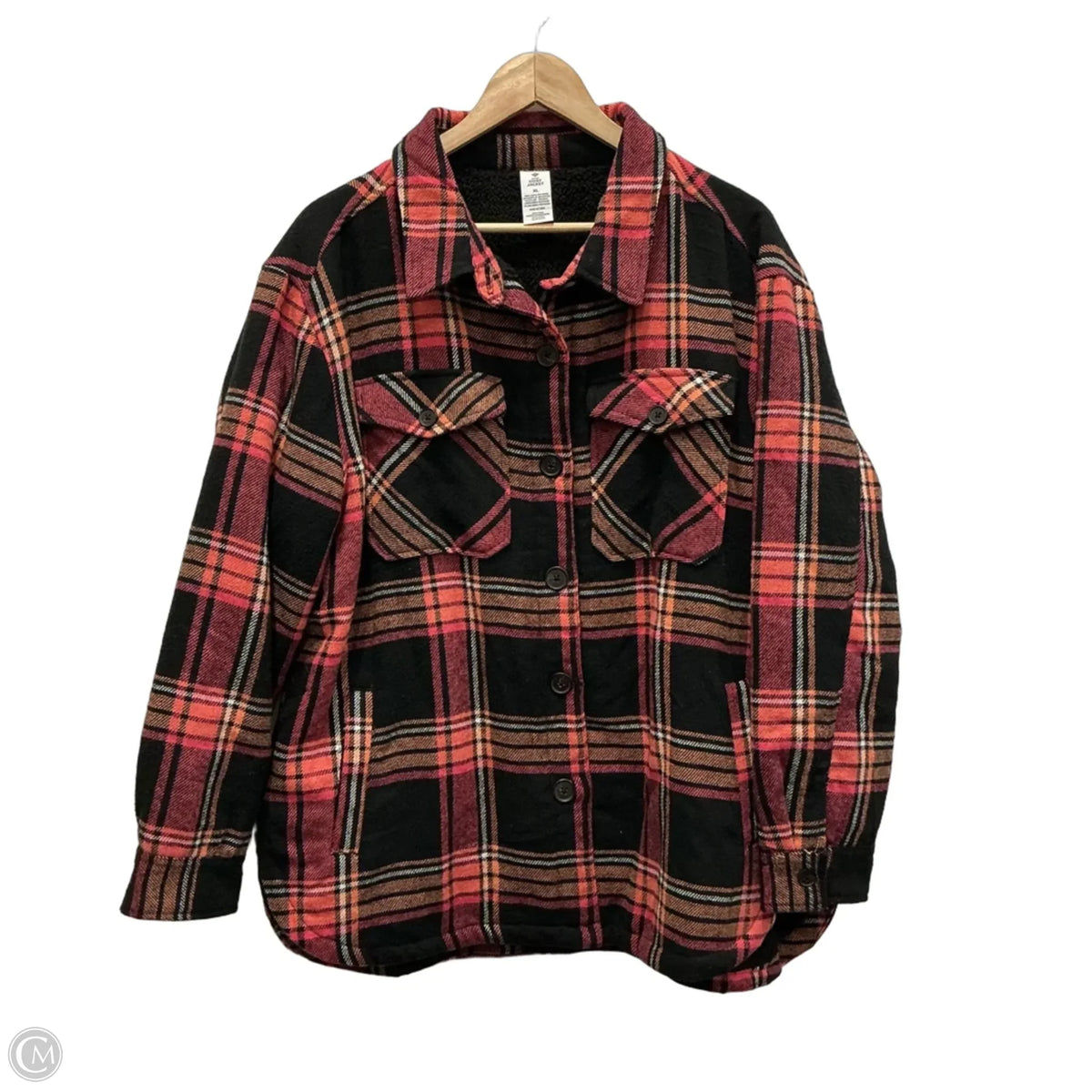 Jacket Other By Members Mark In Plaid Pattern, Size: Xl
