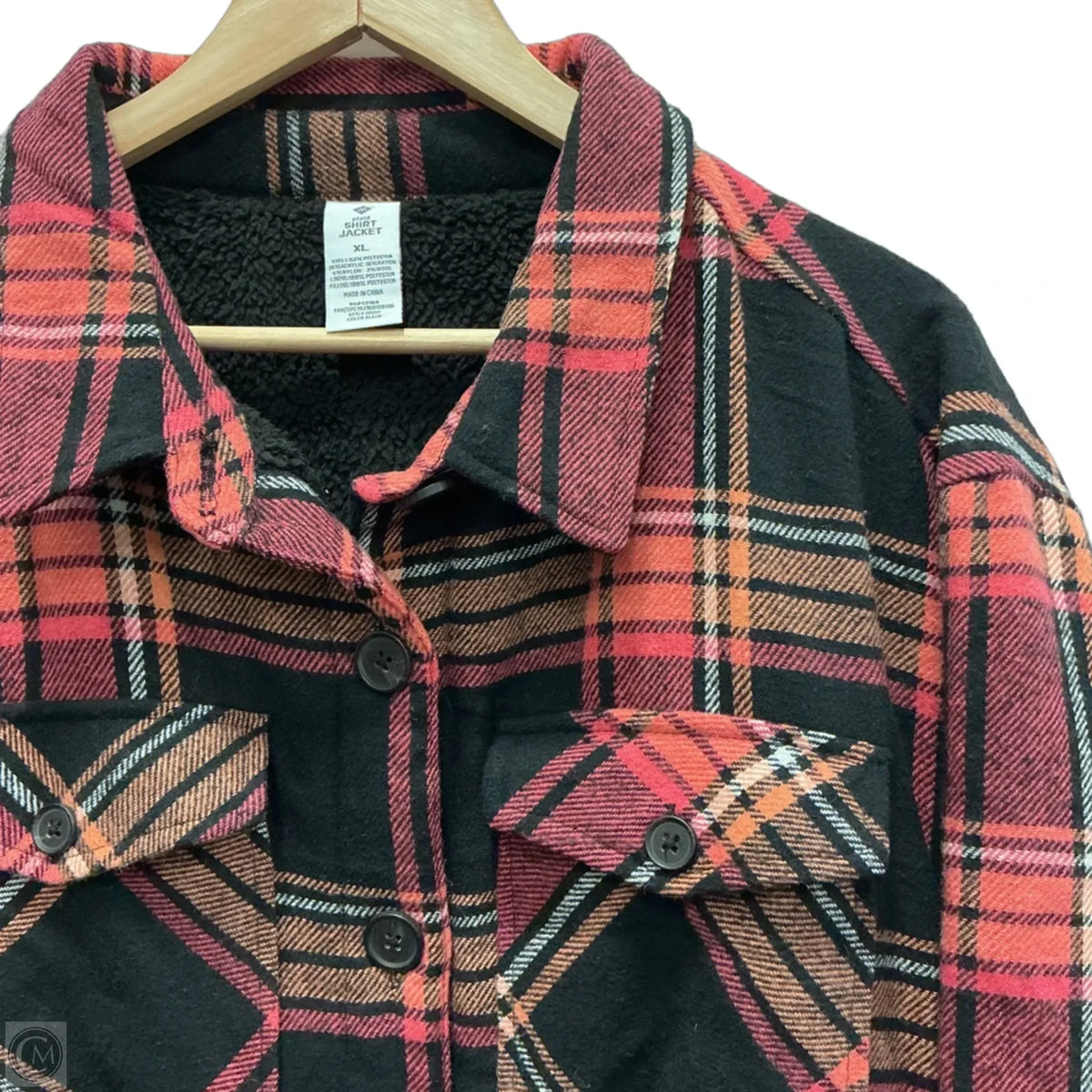 Jacket Other By Members Mark In Plaid Pattern, Size: Xl