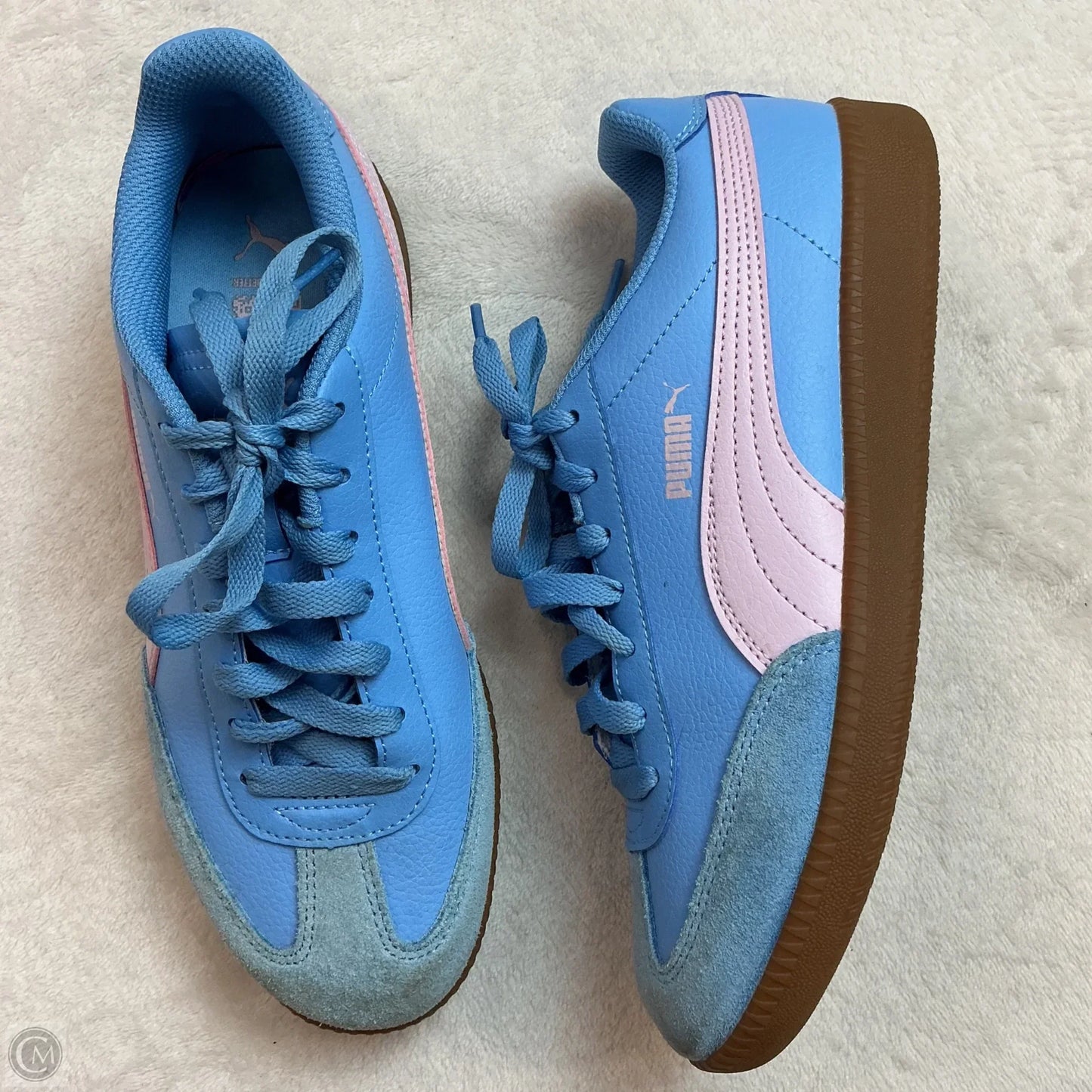 Shoes Athletic By Puma In Blue & Pink, Size: 8.5