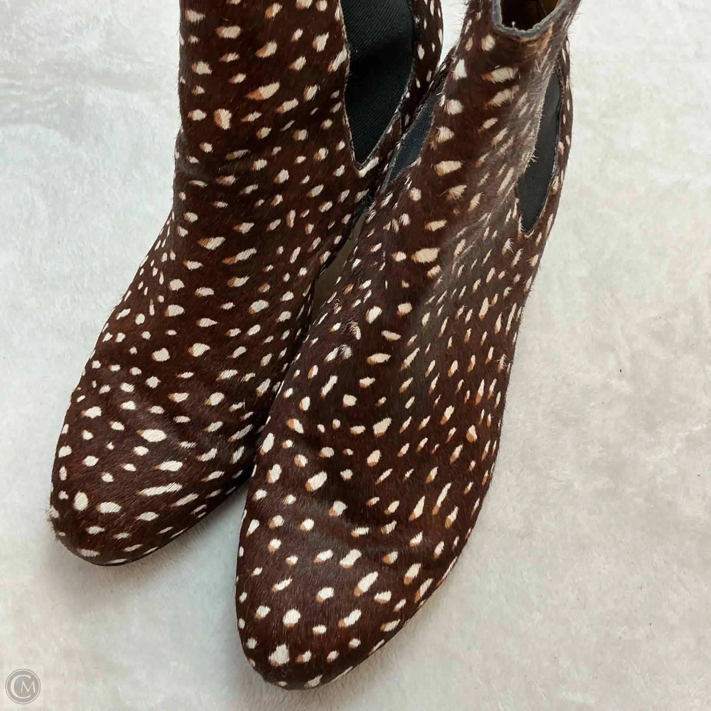 Boots Ankle Heels By J. Crew In Animal Print, Size: 8.5