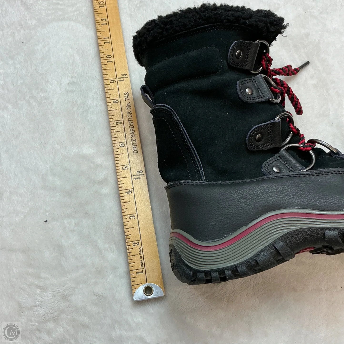 Boots Snow By Clothes Mentor In Black, Size: 6