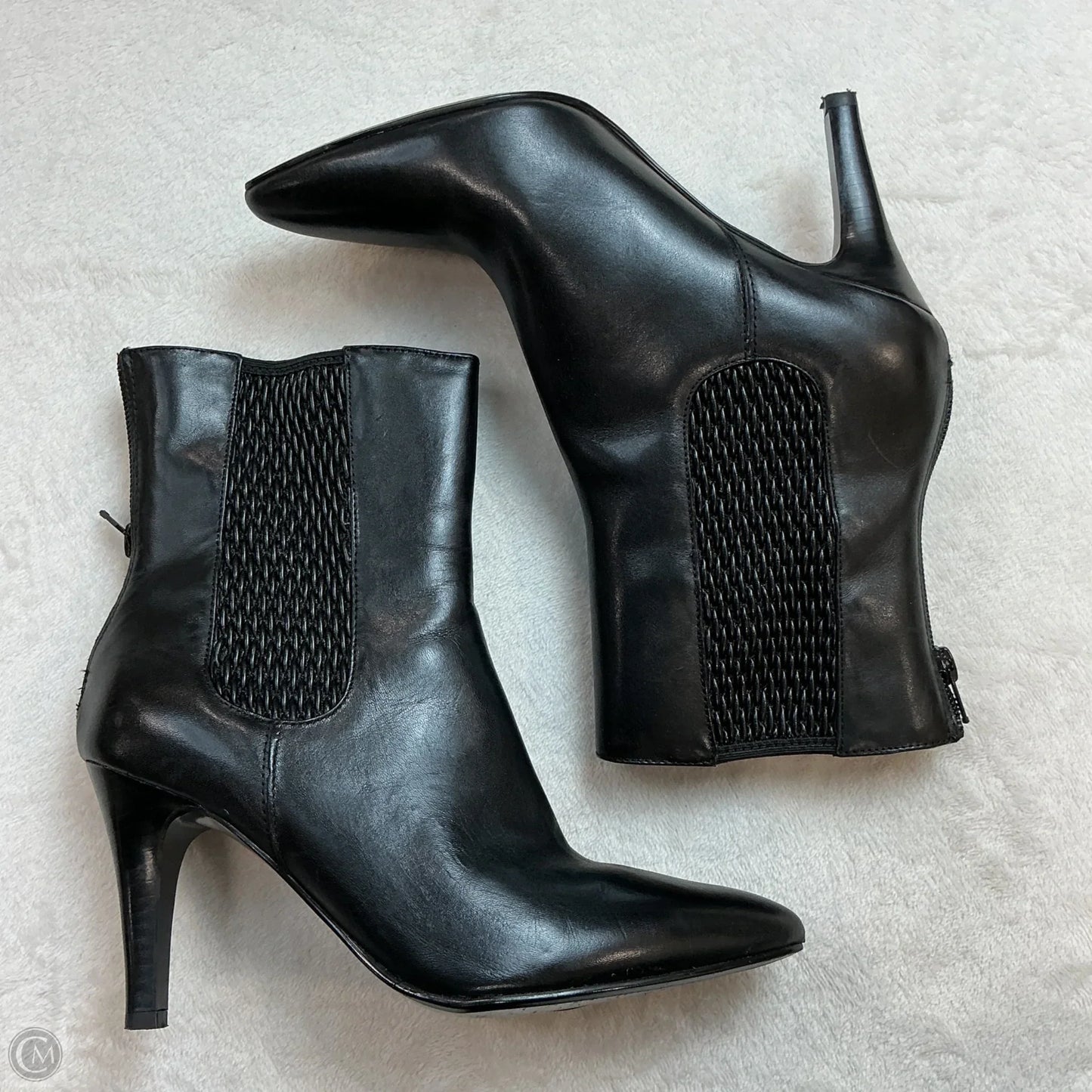 Boots Ankle Heels By Worthington In Black, Size: 6.5