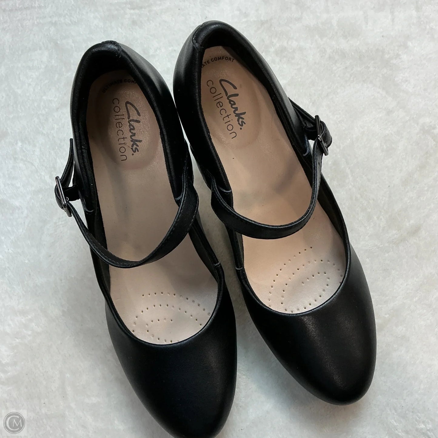 Shoes Heels Stiletto By Clarks In Black, Size: 7.5