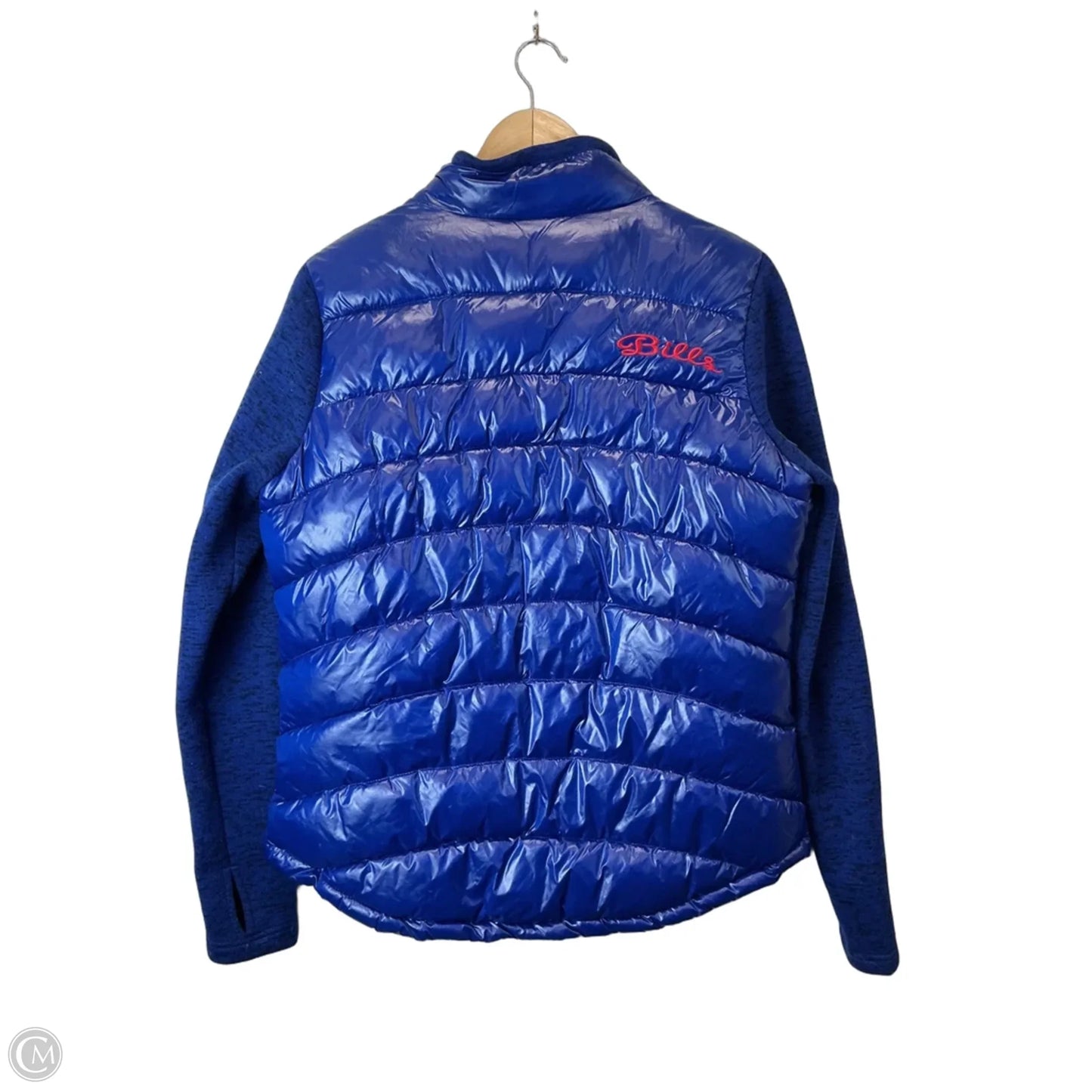 Jacket Puffer & Quilted By Nfl In Blue, Size: L