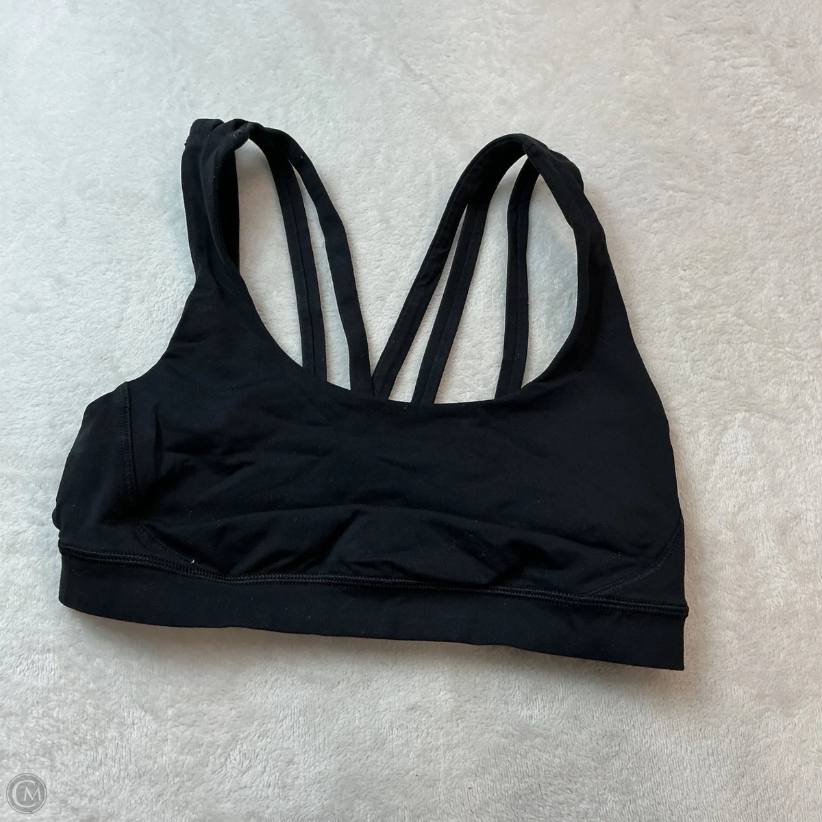 Athletic Bra By Lululemon In Black, Size: 6