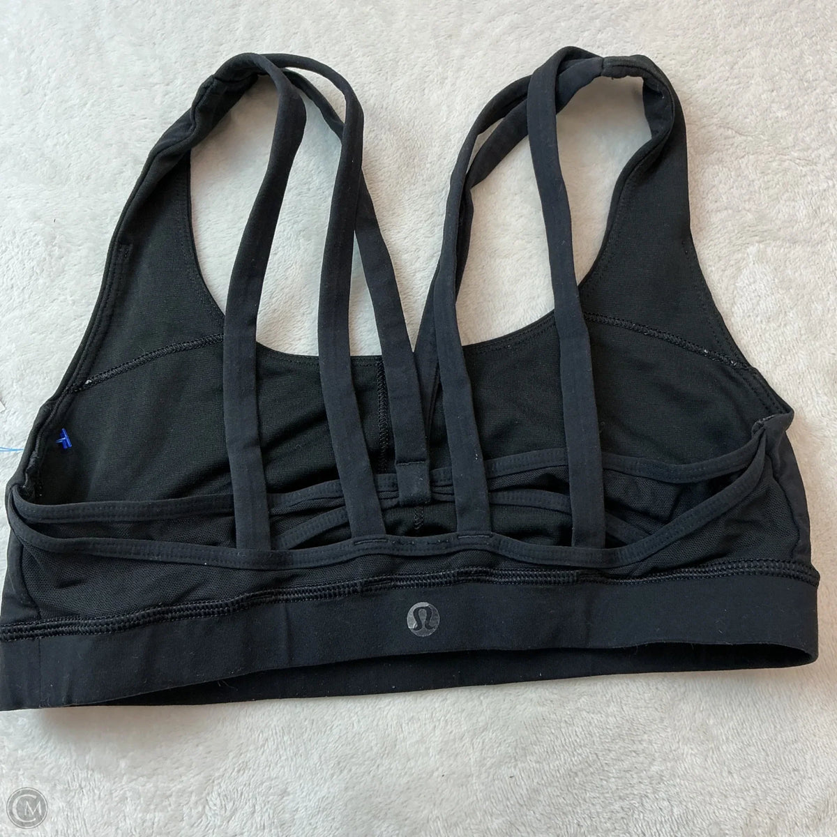 Athletic Bra By Lululemon In Black, Size: 6