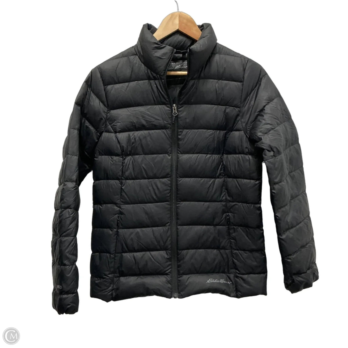Jacket Puffer & Quilted By Eddie Bauer In Black, Size: S