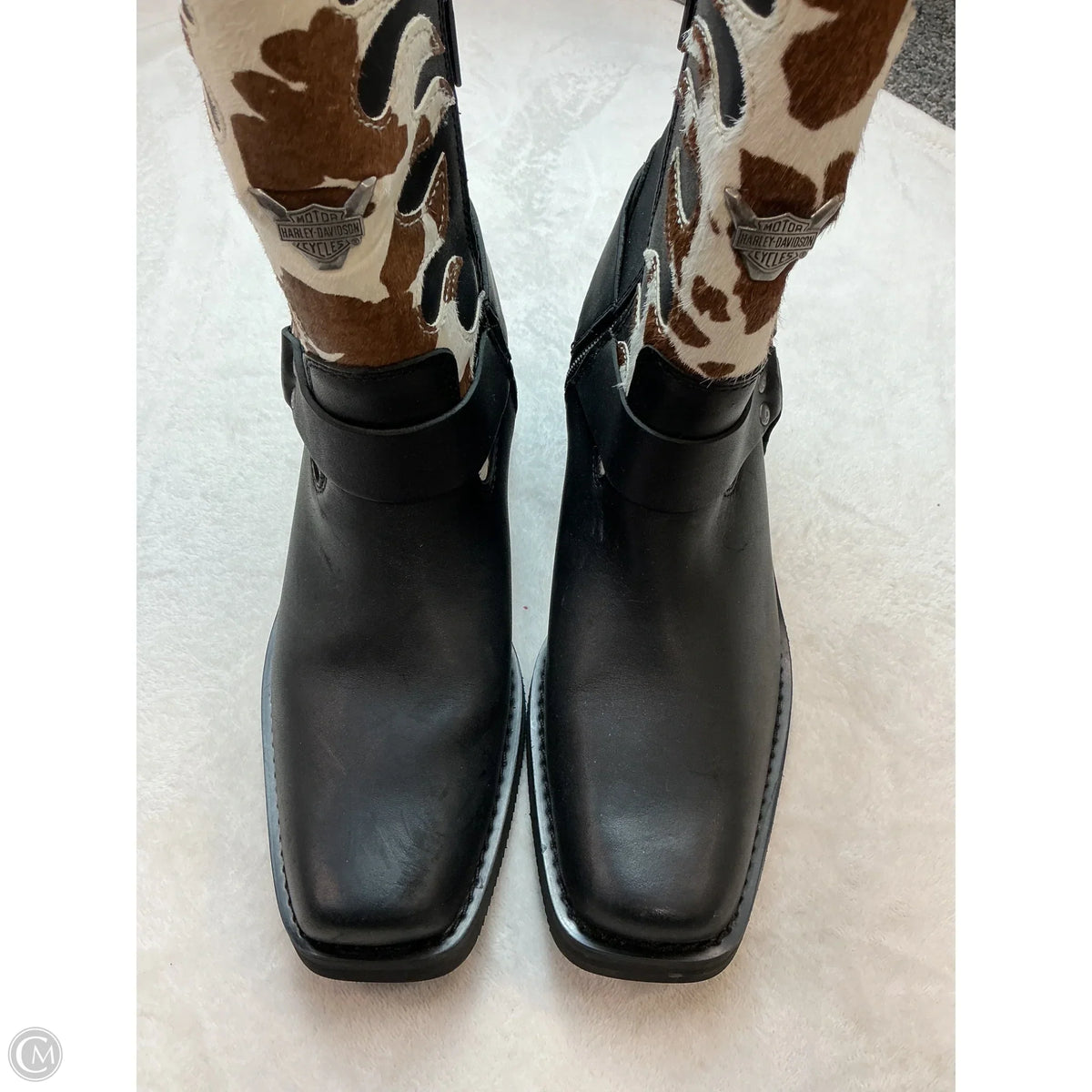 Boots Western By Harley Davidson In Black, Size: 10