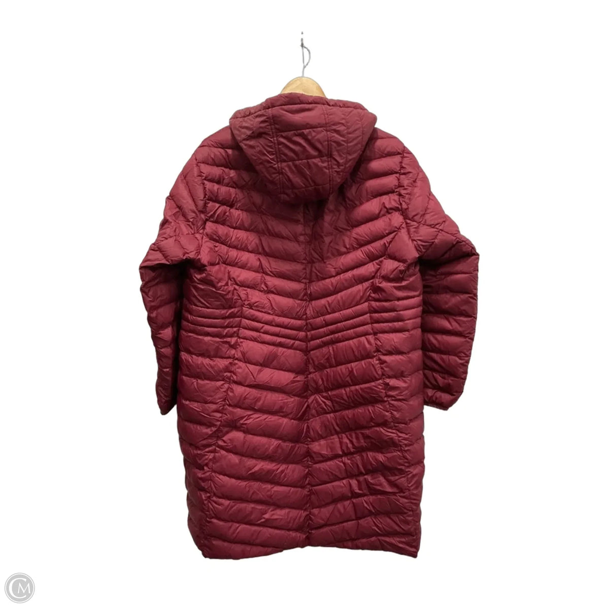 Jacket Puffer & Quilted By Lands End In Red, Size: 1x