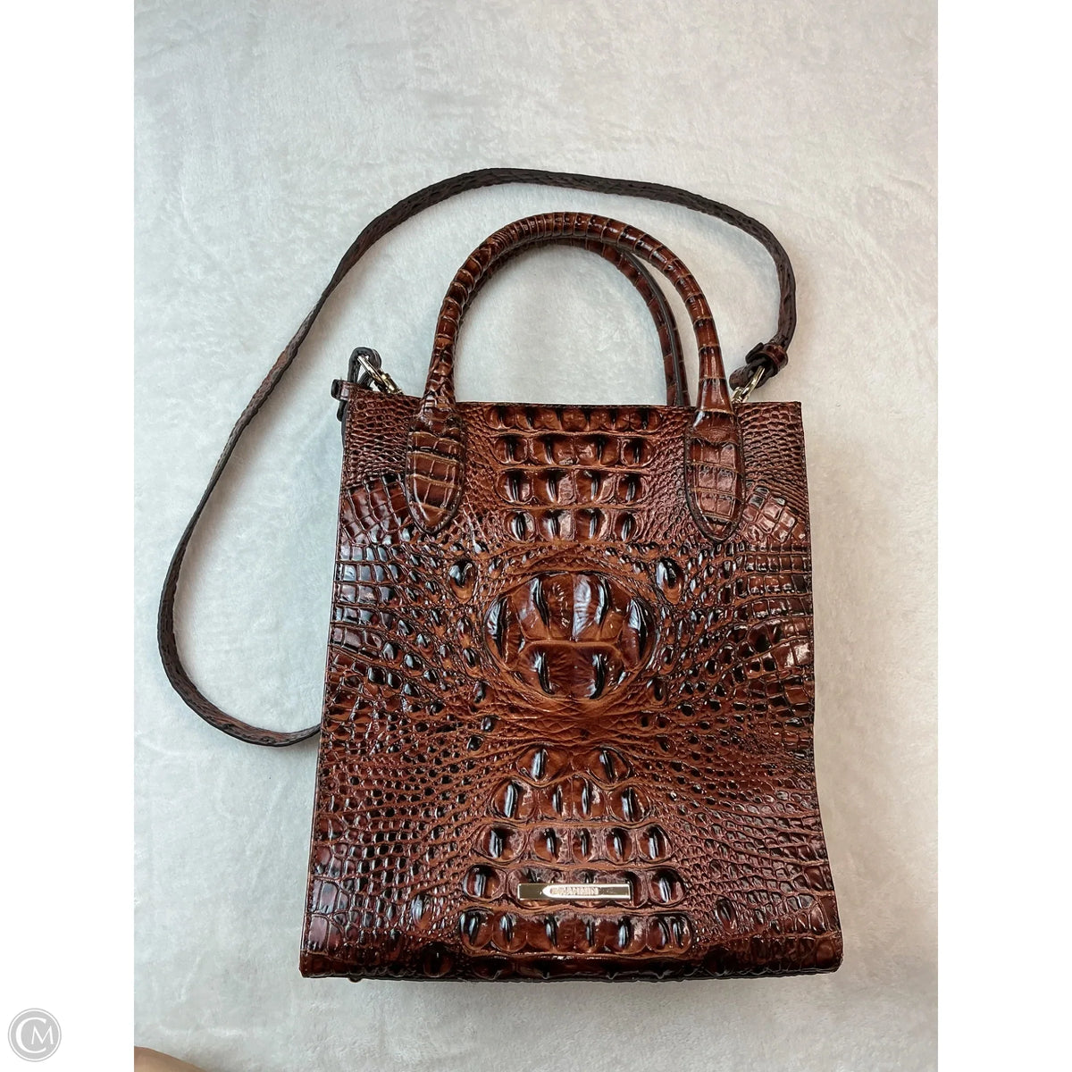 Handbag Designer By Brahmin, Size: Medium