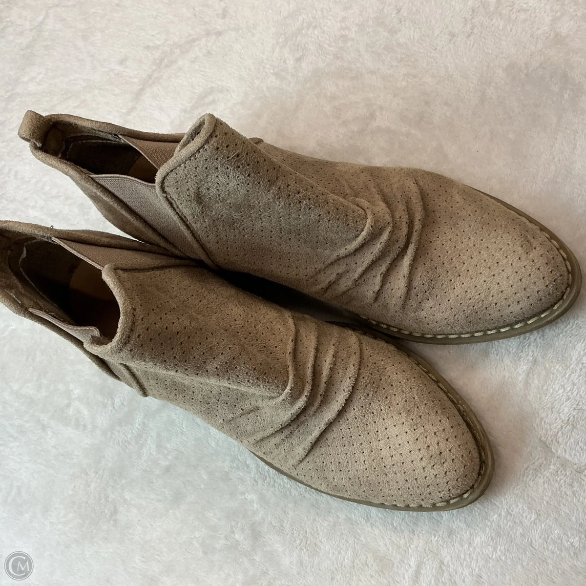 Boots Ankle Flats By Report In Tan, Size: 7.5