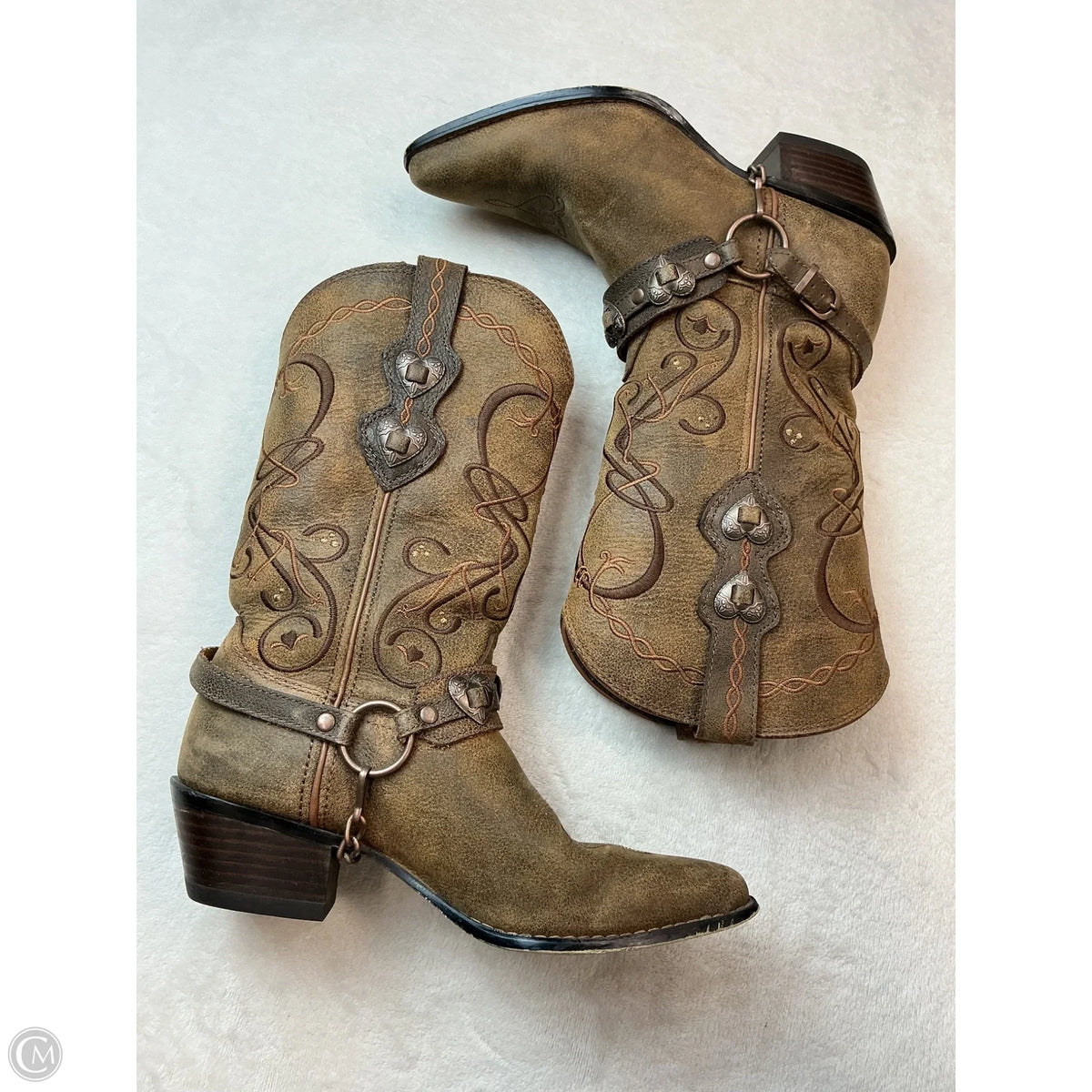 Boots Western By Durango In Tan, Size: 6.5